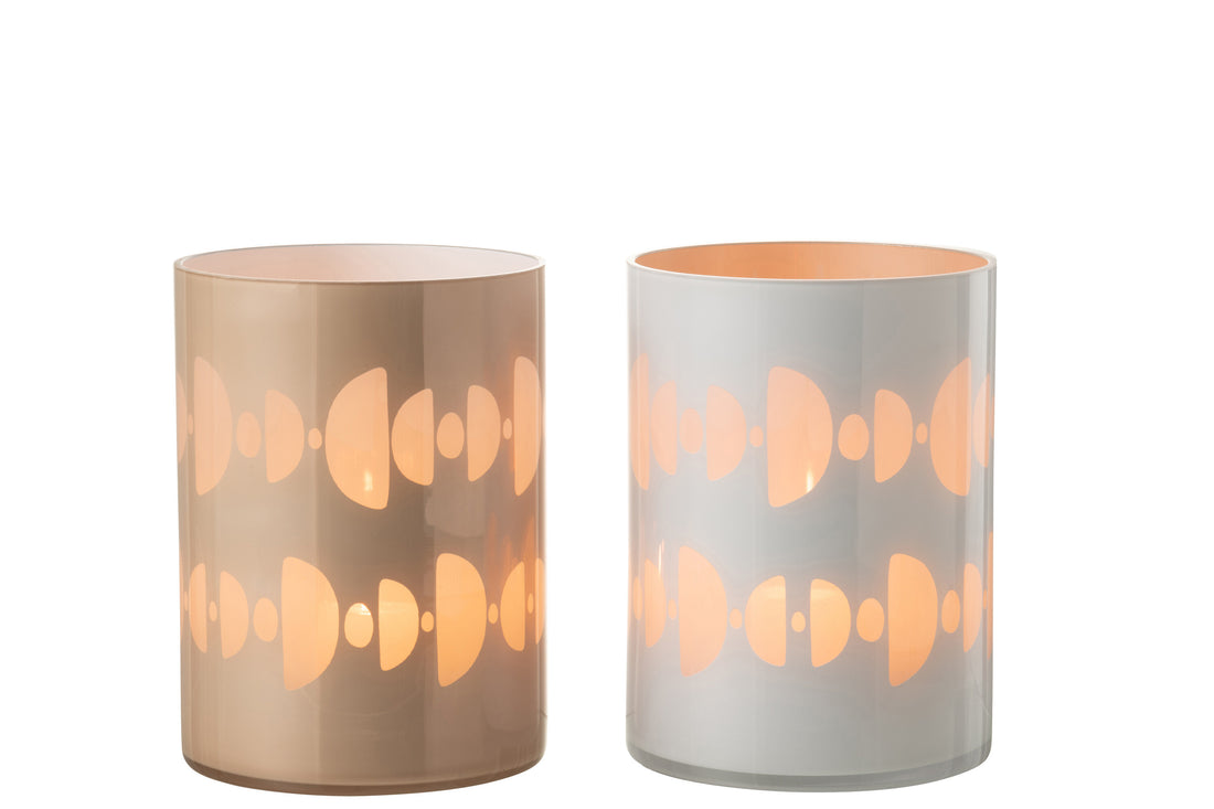 Orkaan Half Moon Glass Mix Grote Assortiment Van 2