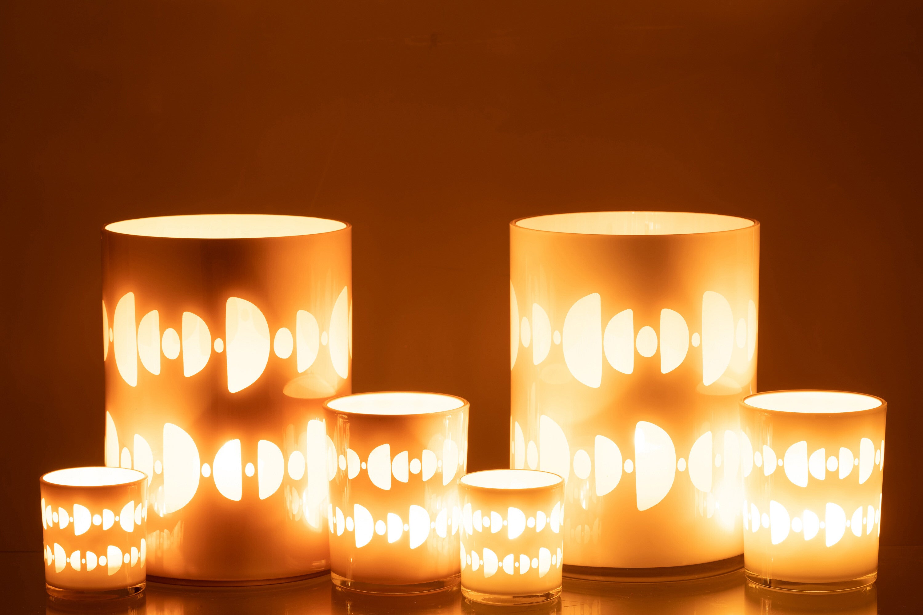 Orkaan Half Moon Glass Mix Grote Assortiment Van 2