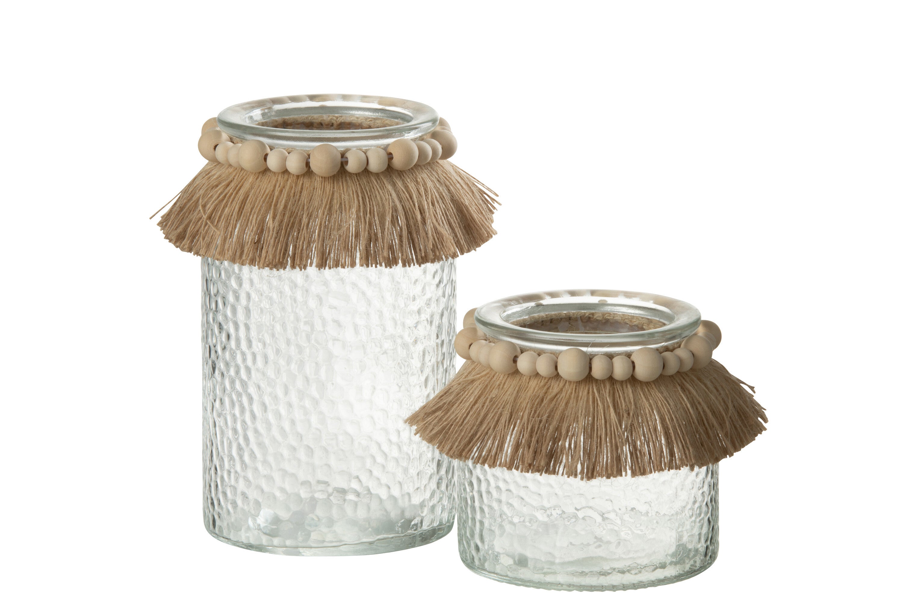 Hurricane Kralen Decoratie Glas Transparant Groot