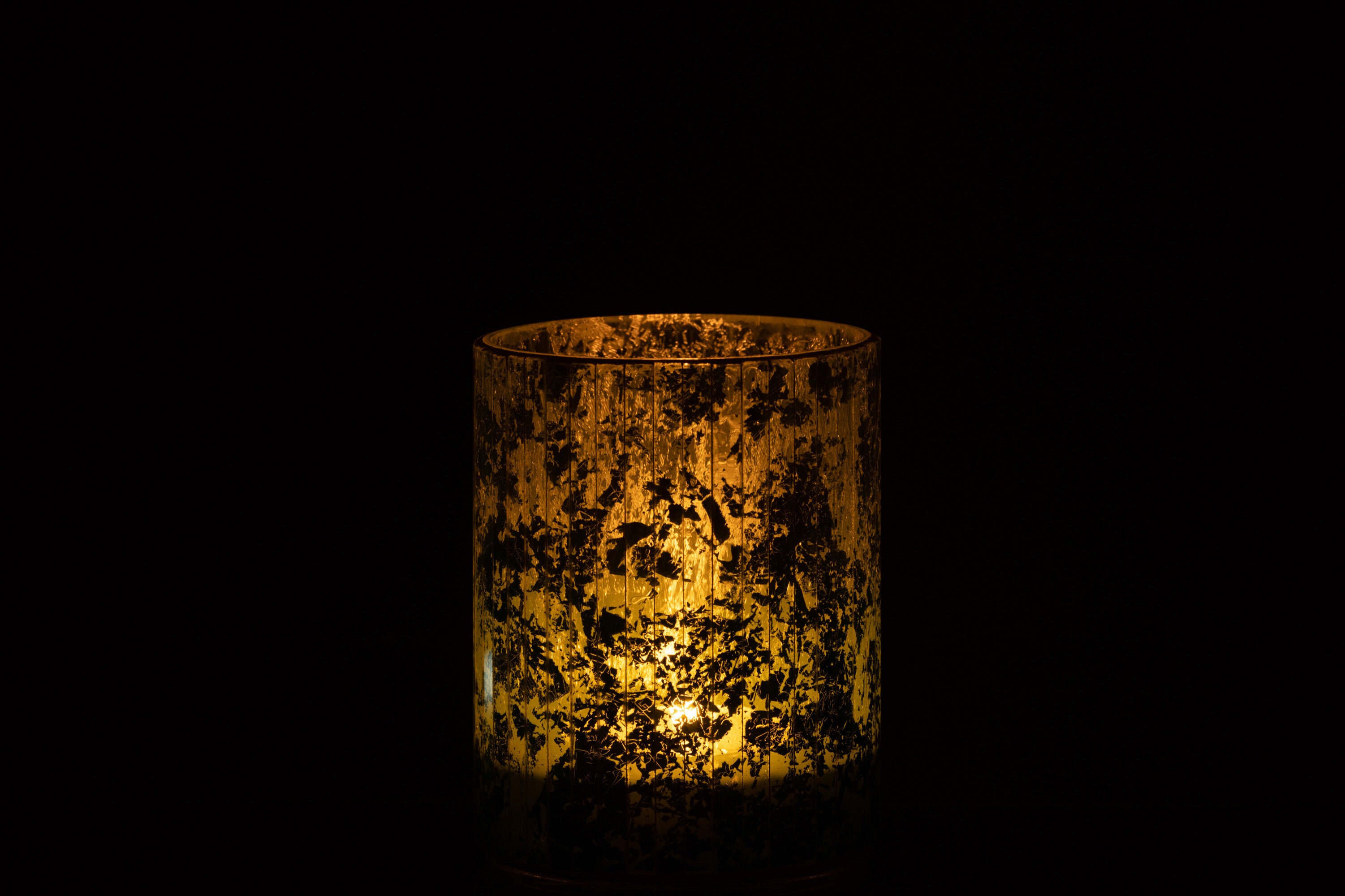 Orkaanstrepen Glas Groen Medium