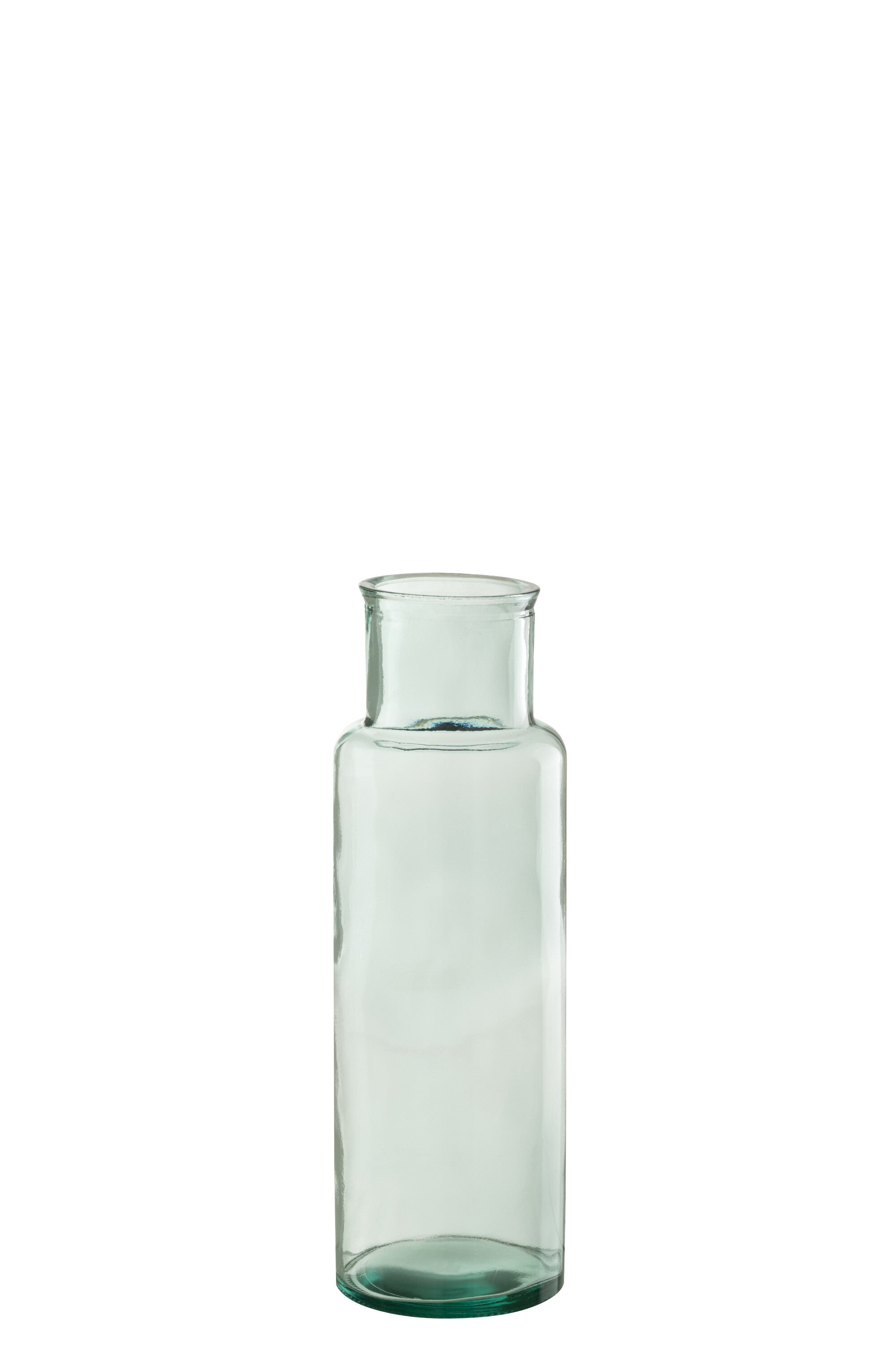 J-Line Vaas Cilinder Gerecycleerd Glas Small - 44.50 cm hoog