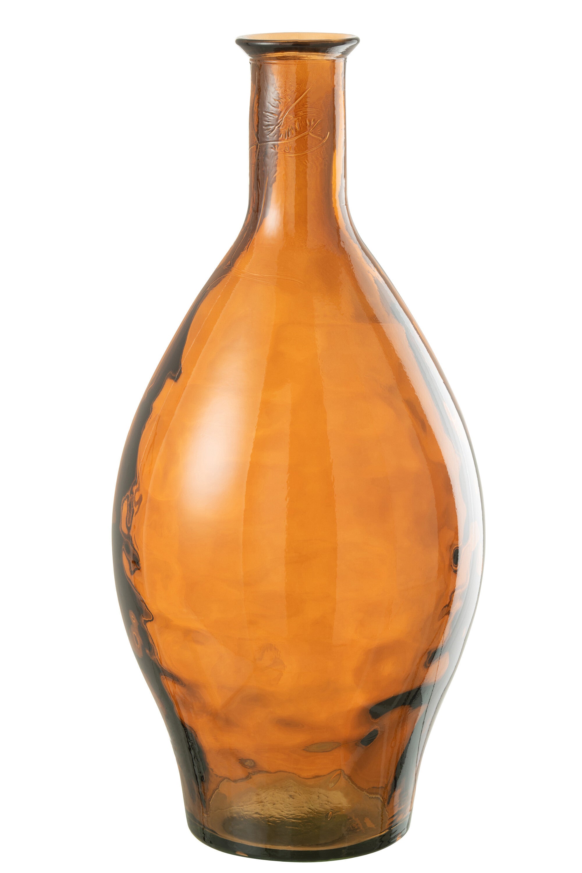 J-Line vaas Hoog - glas - bruin - 60.00 cm hoog