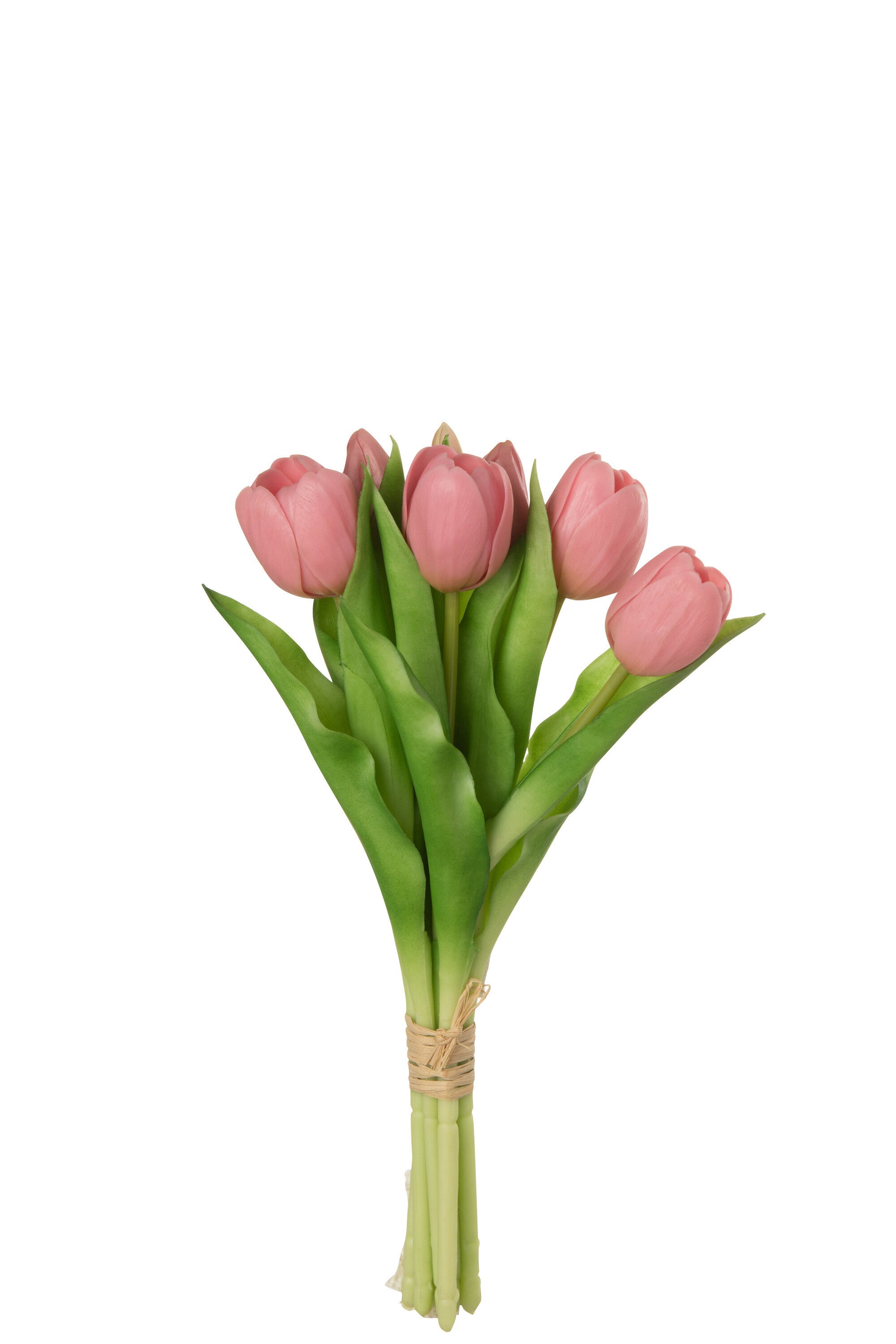 J-Line Boeket Tulpen 7Stuks Pu Roze Small