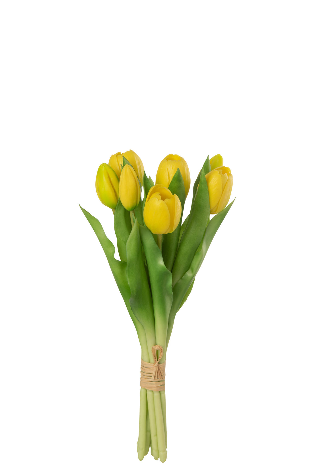 J-Line Boeket Tulpen 7Stuks Pu Geel Small