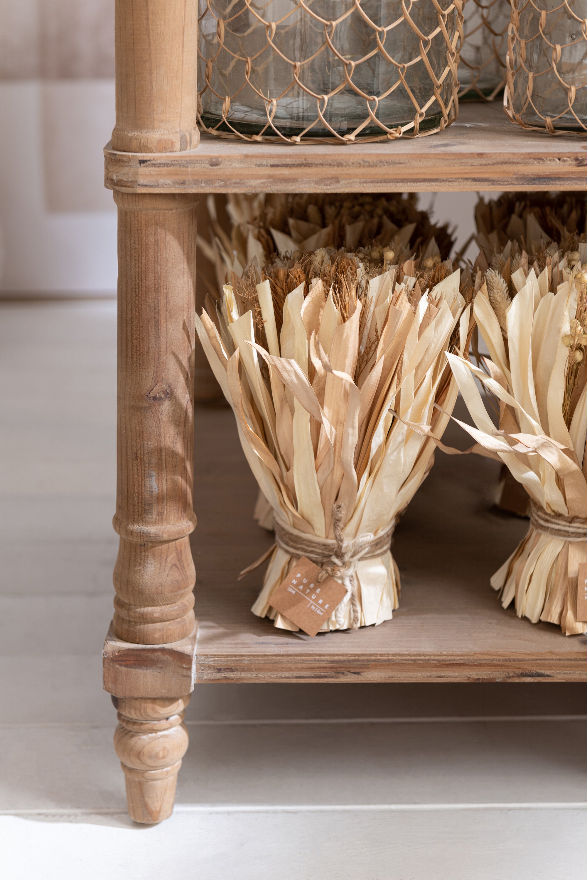 J-Line Bundel Gedroogde Bloemen Naturel Small