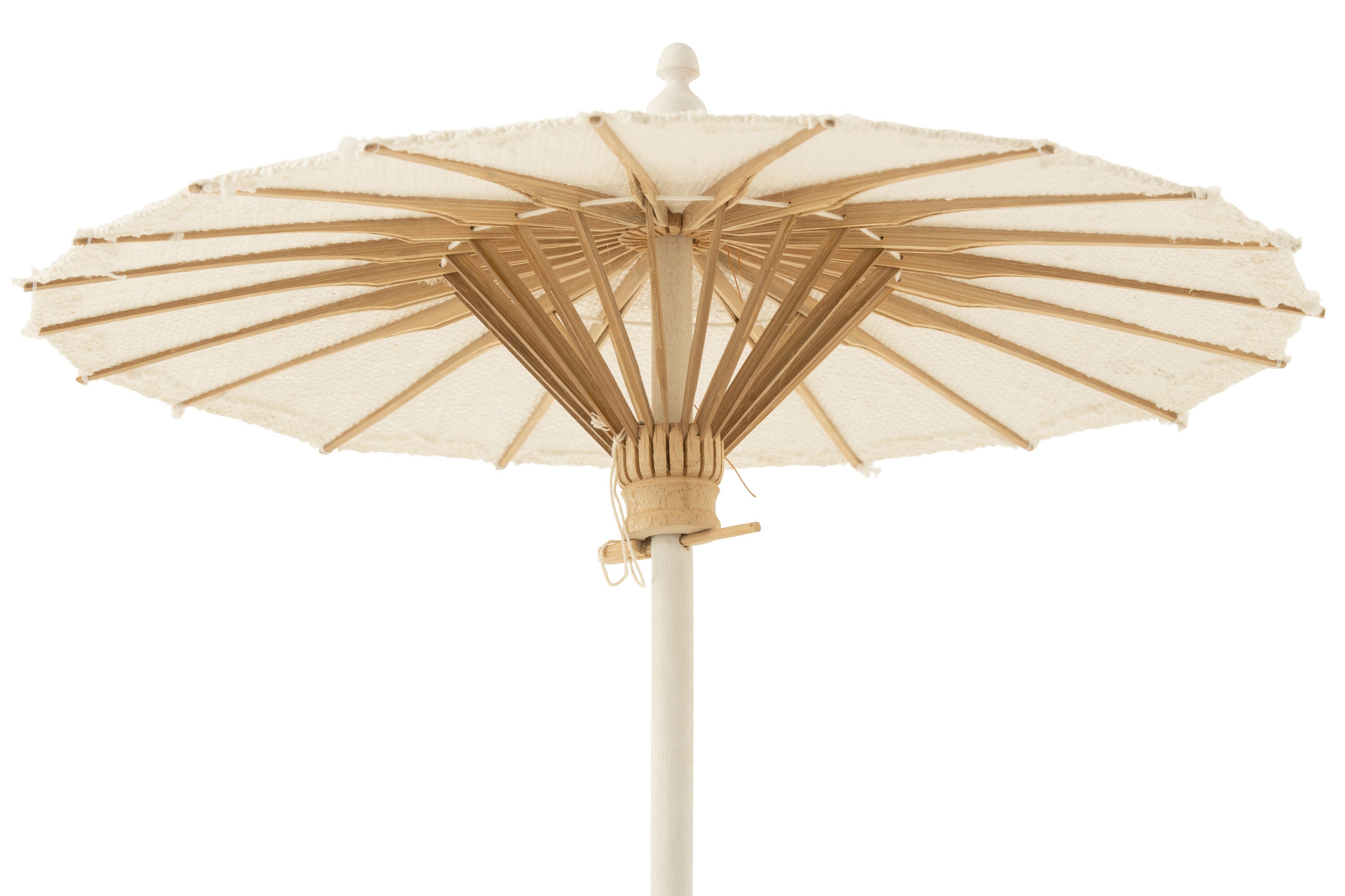 Parasol Tumanggal Textiel/Hout Wit