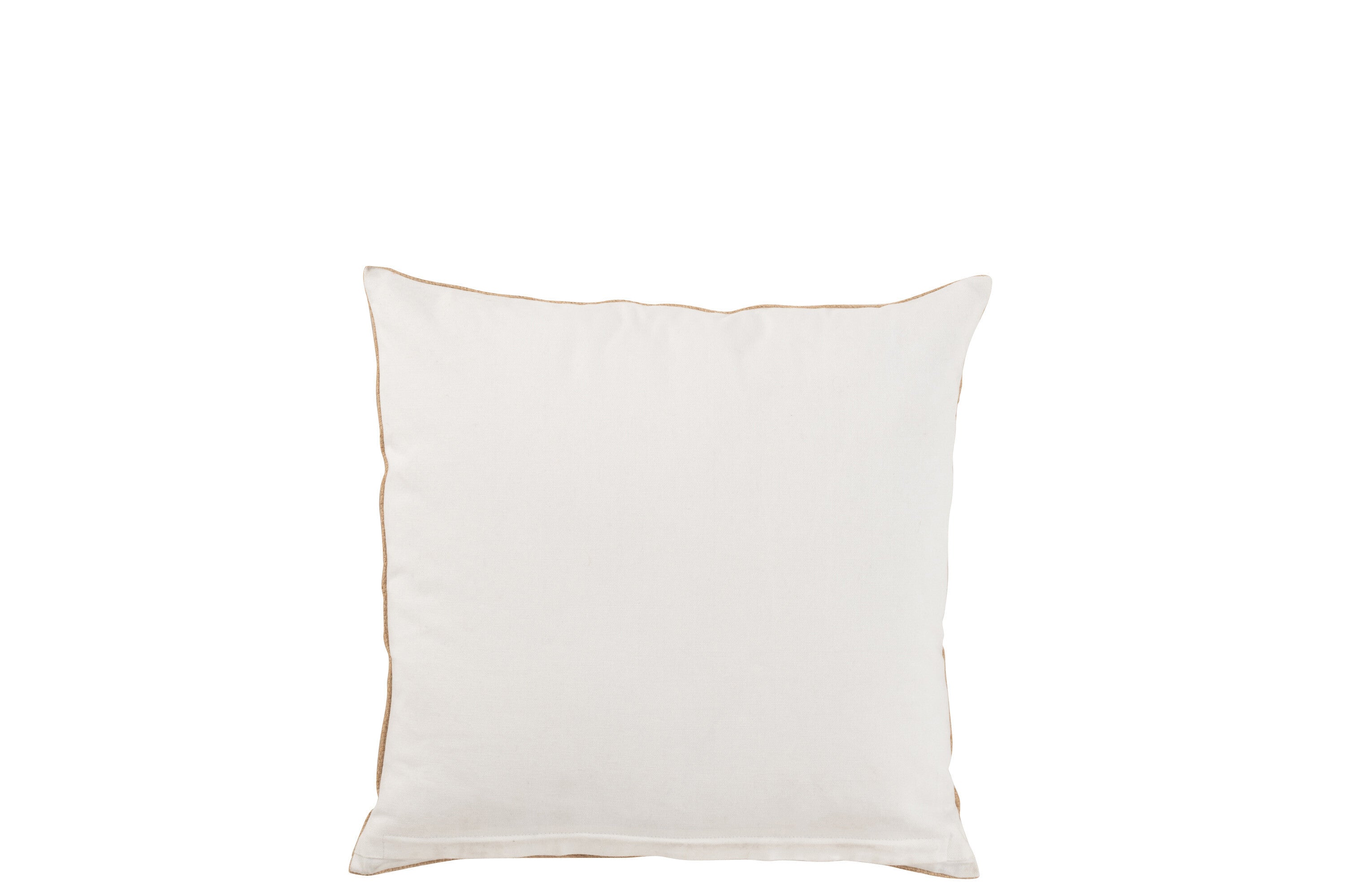 J-Line kussen Olifant - textiel - naturel/wit - small