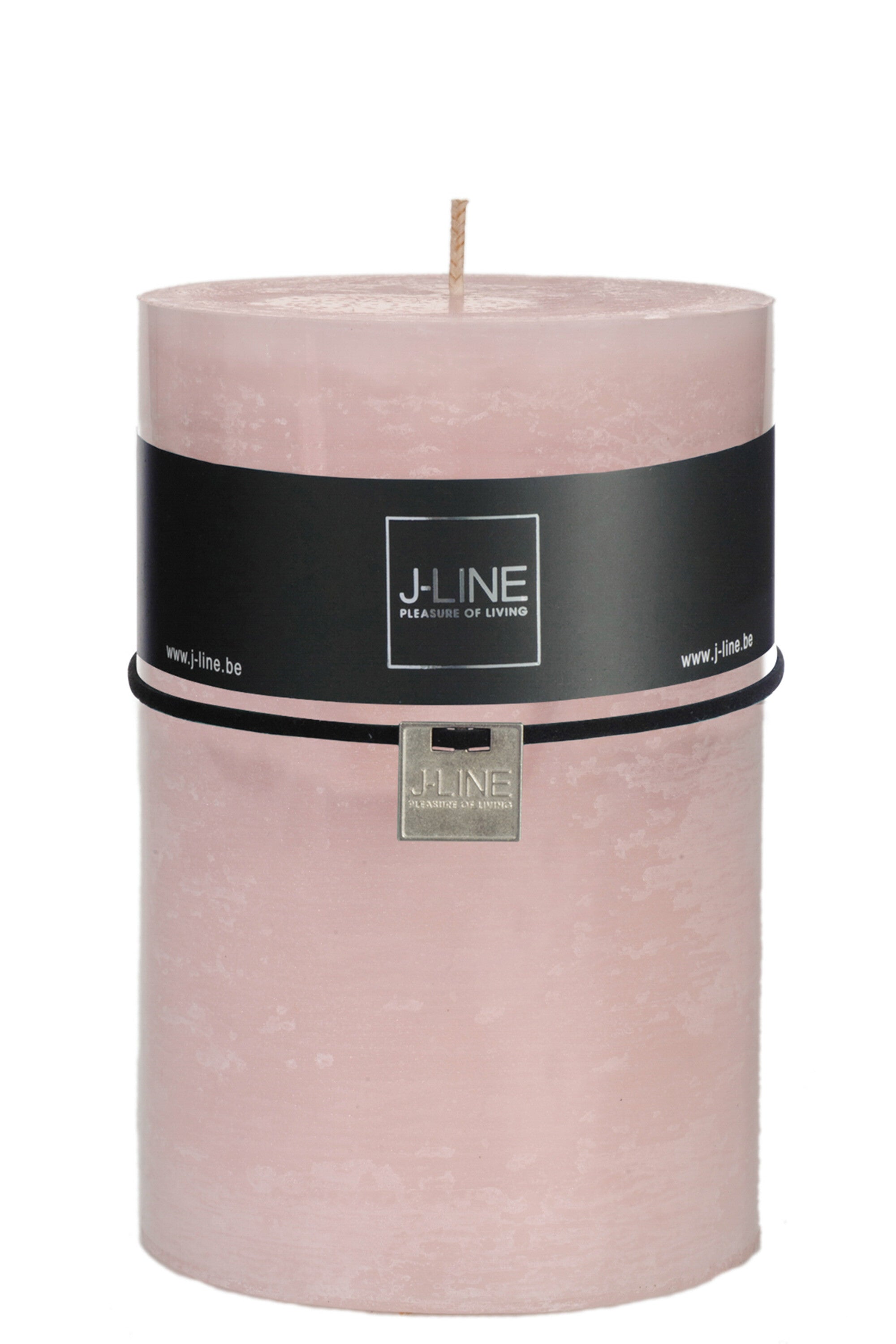 J-Line cilinderkaars - poederroze - 120U - XL