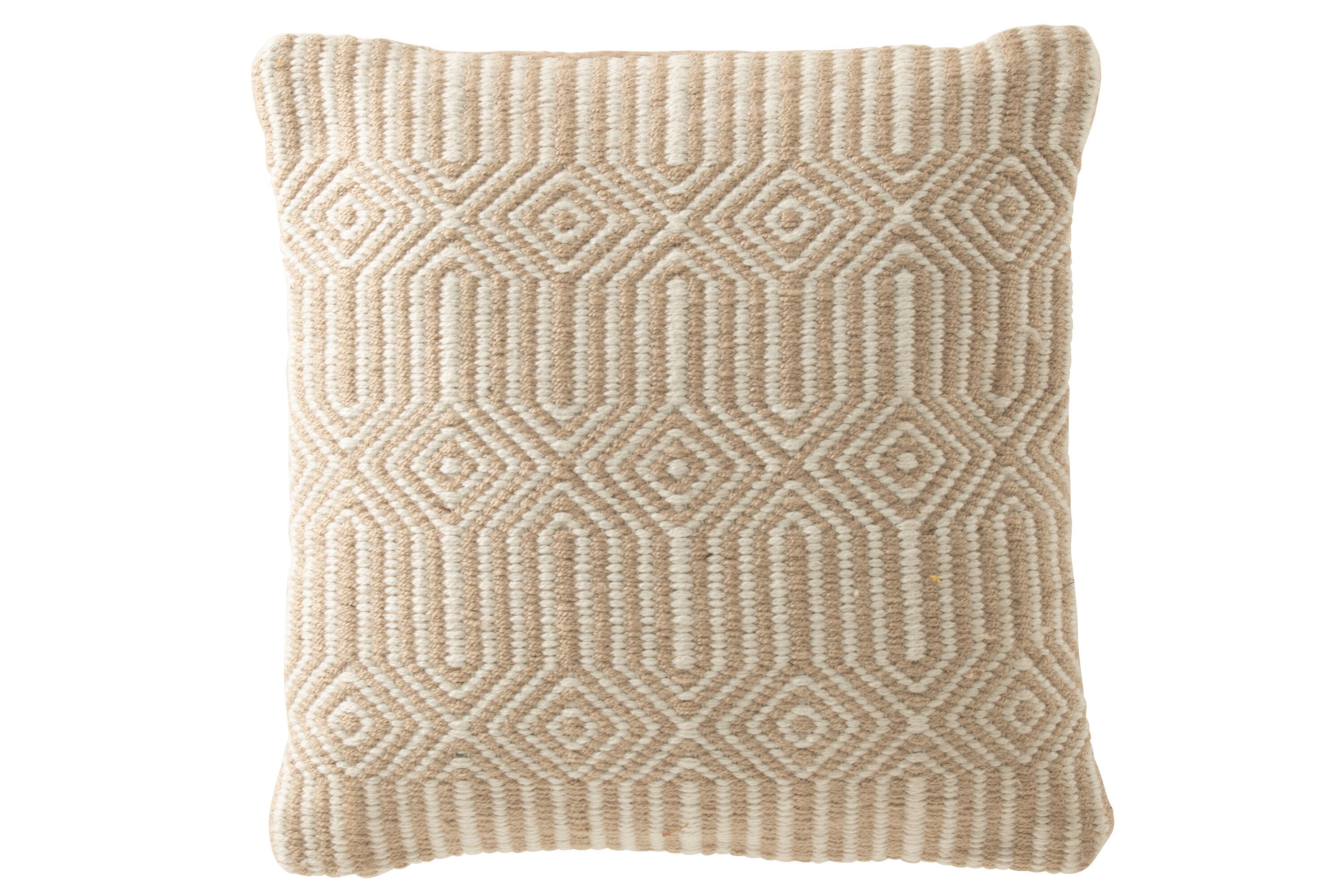 J-Line Kussen Ibiza Polyester Naurel/Wit (kopie)