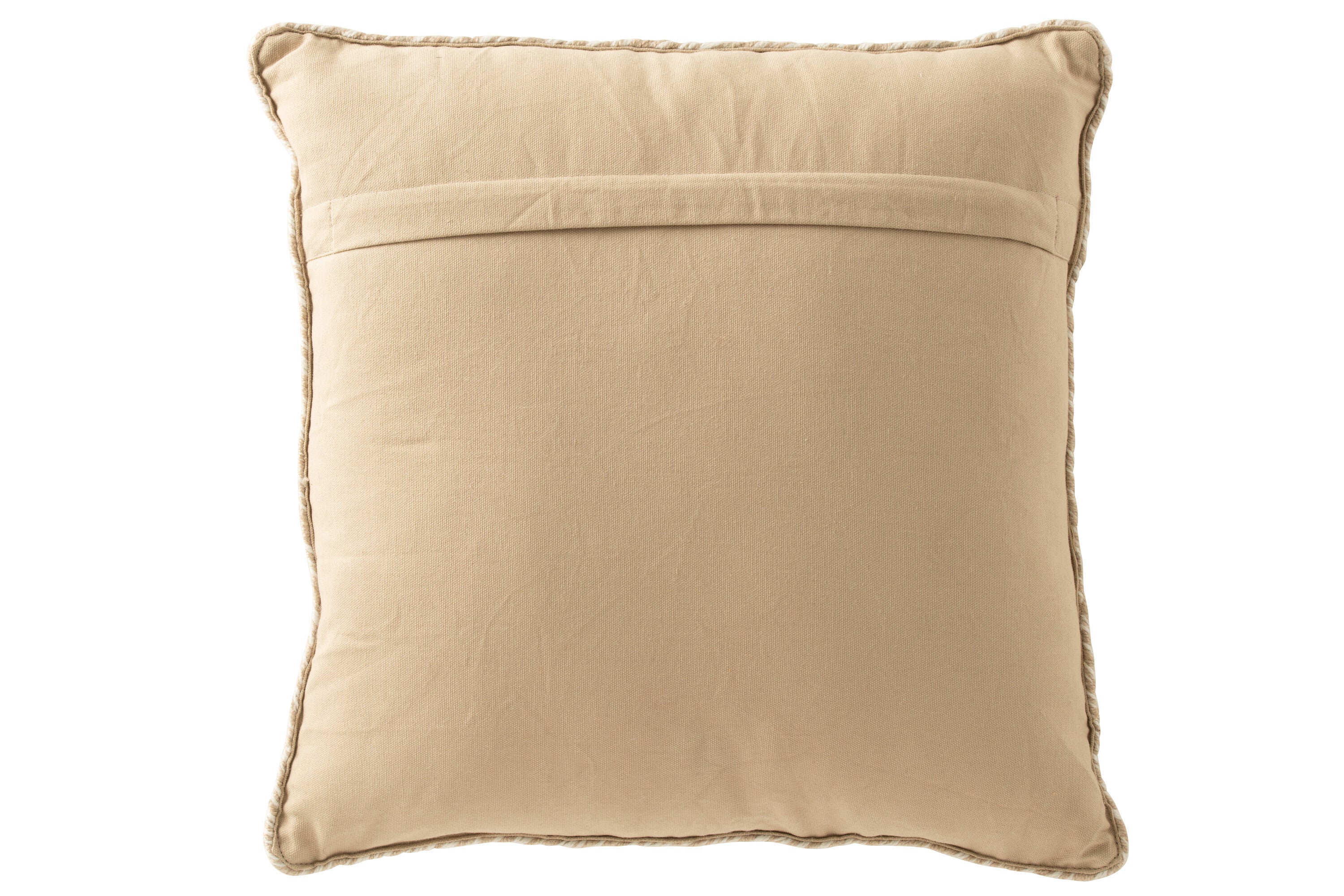 J-Line kussen Miami Outdoor - polyester - naturel/vit