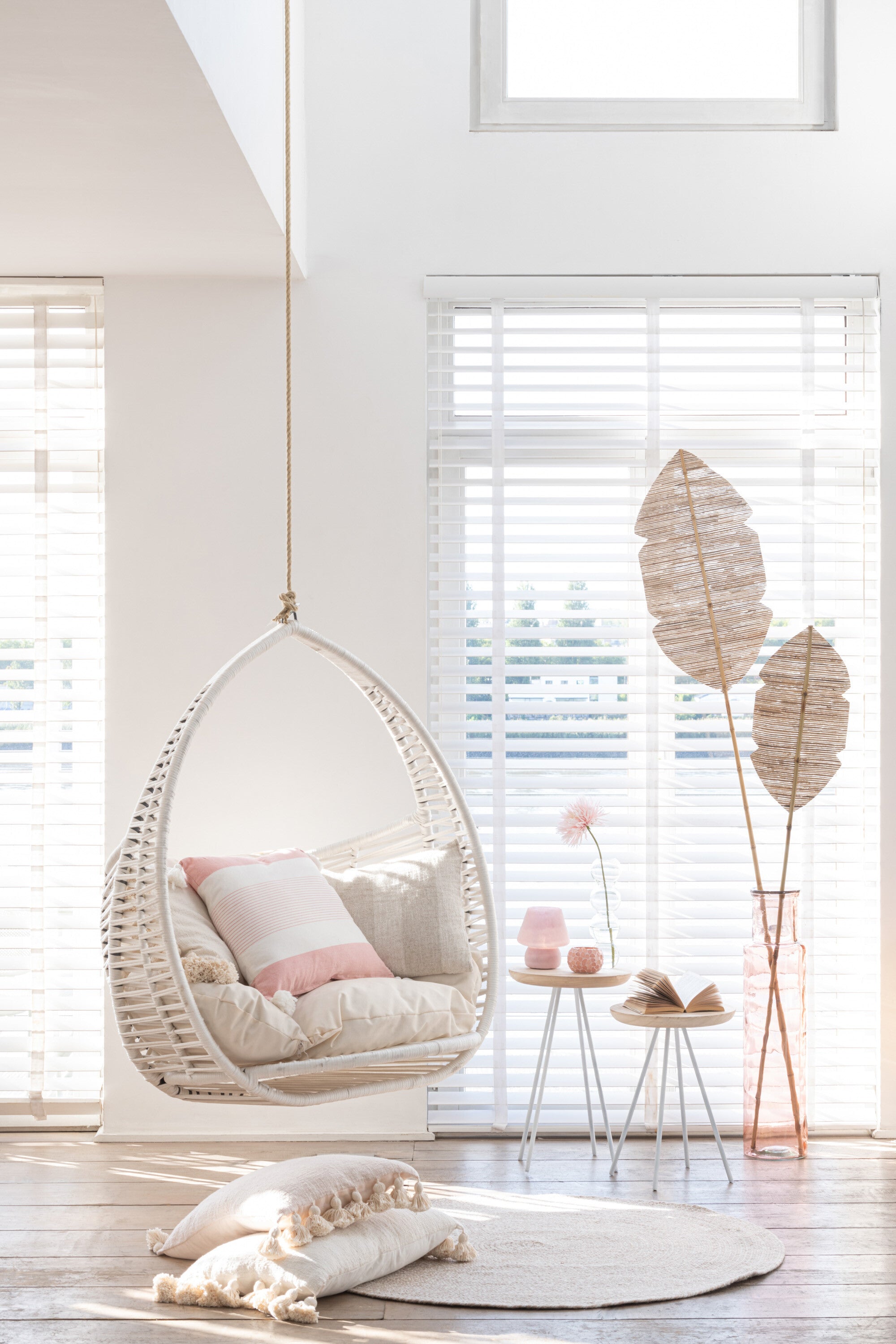 Tapijt Miami Outdoor Poly Natuurlijk/Wit Klein