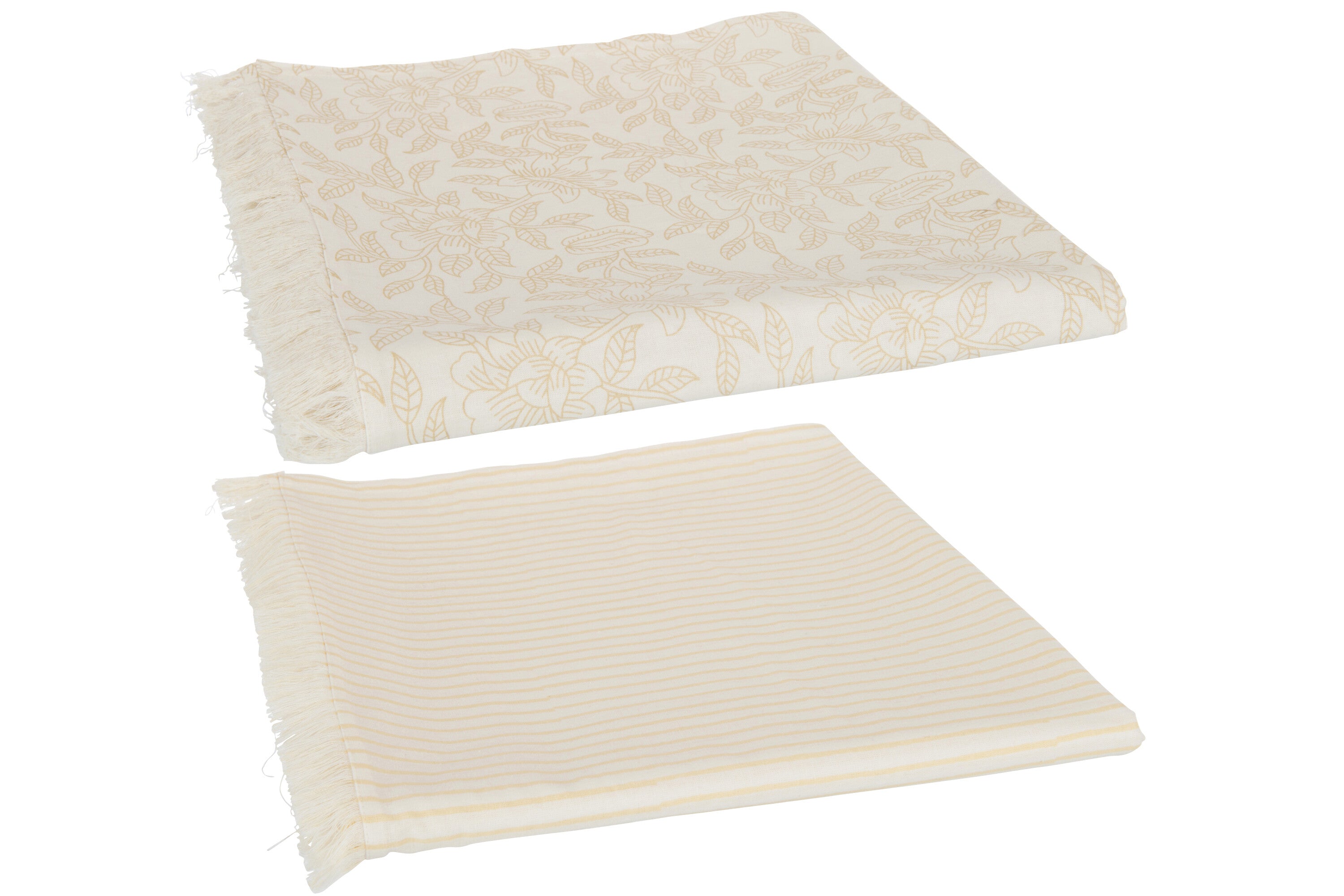 Tafelkleed Indi Textiel Beige Assortiment Van 2