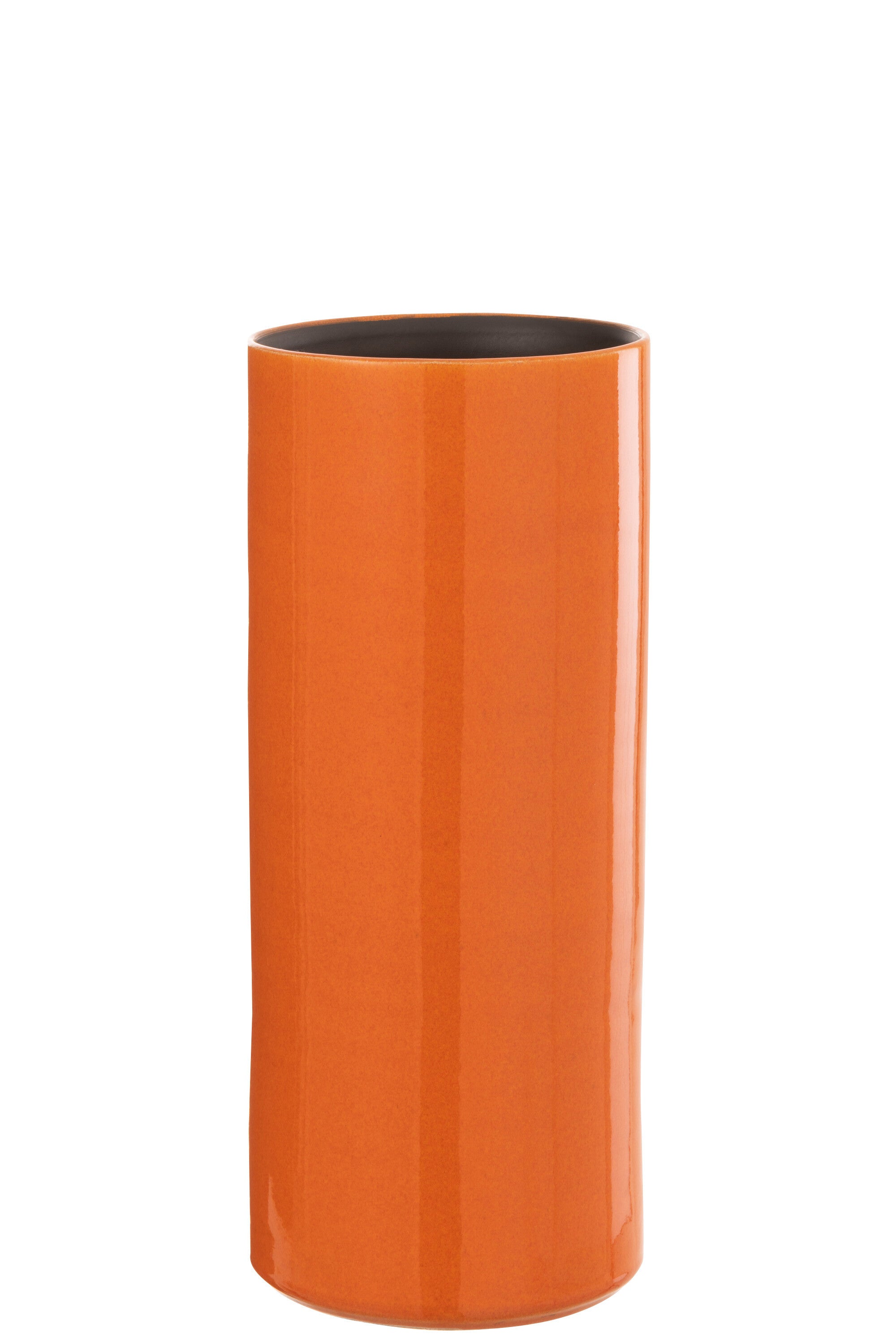 J-Line Vaas Flek Keramiek Oranje Small - 37.00 cm hoog