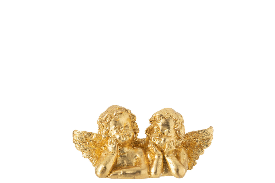 J-Line Engel Koppel Denkend Poly Goud