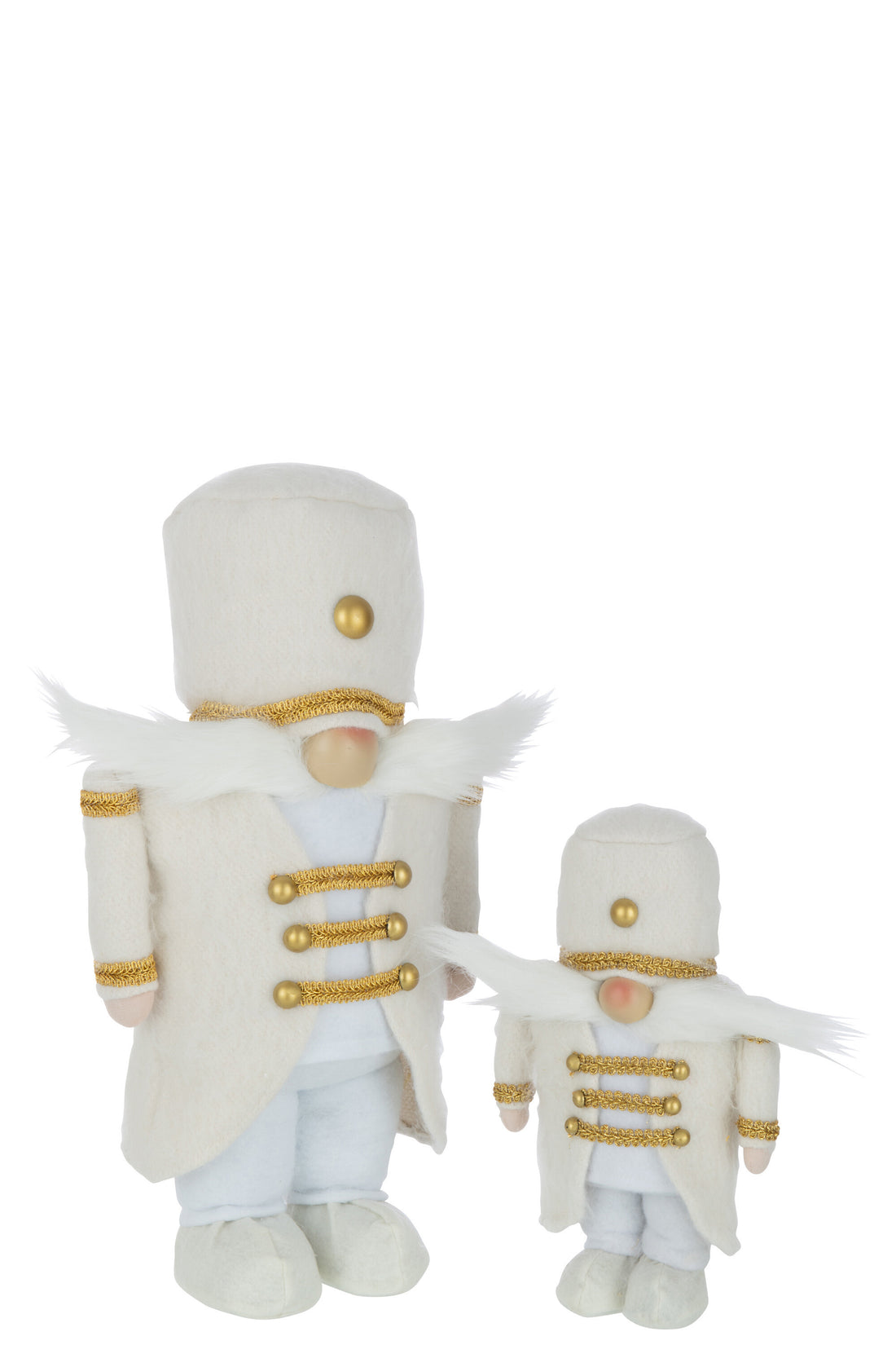 J-Line Soldaat Polyester Wit/Goud Large