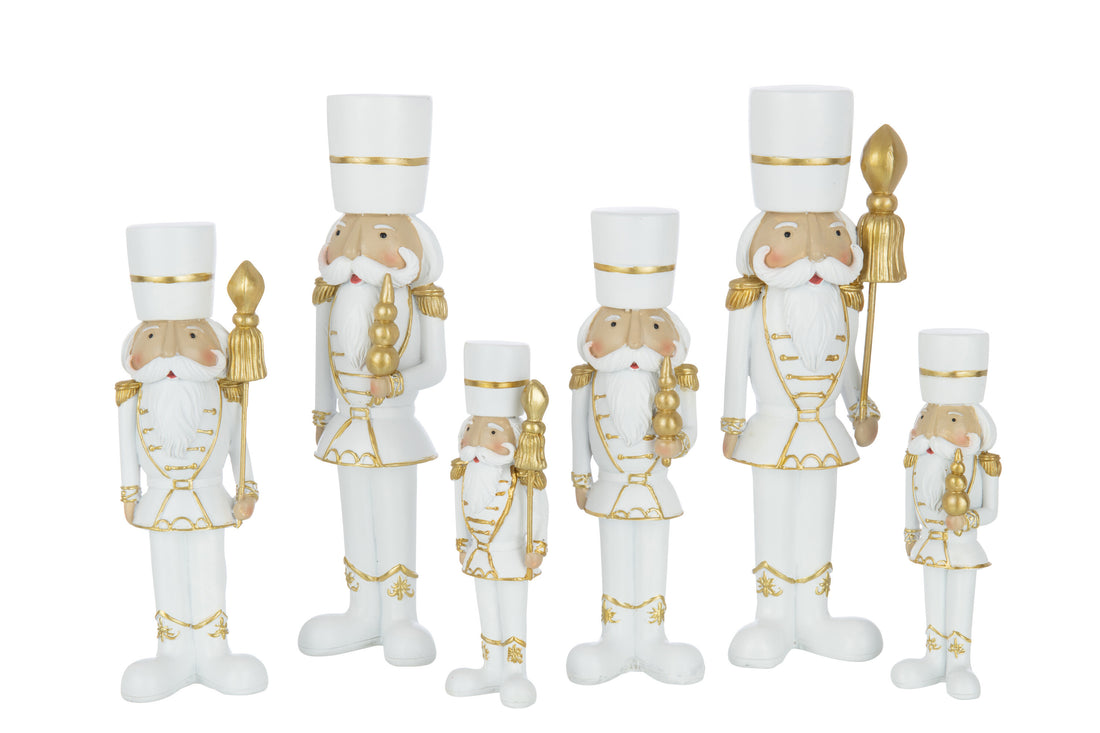 Notenkrakerhars Wit/Goud Groot Assortiment Van 2