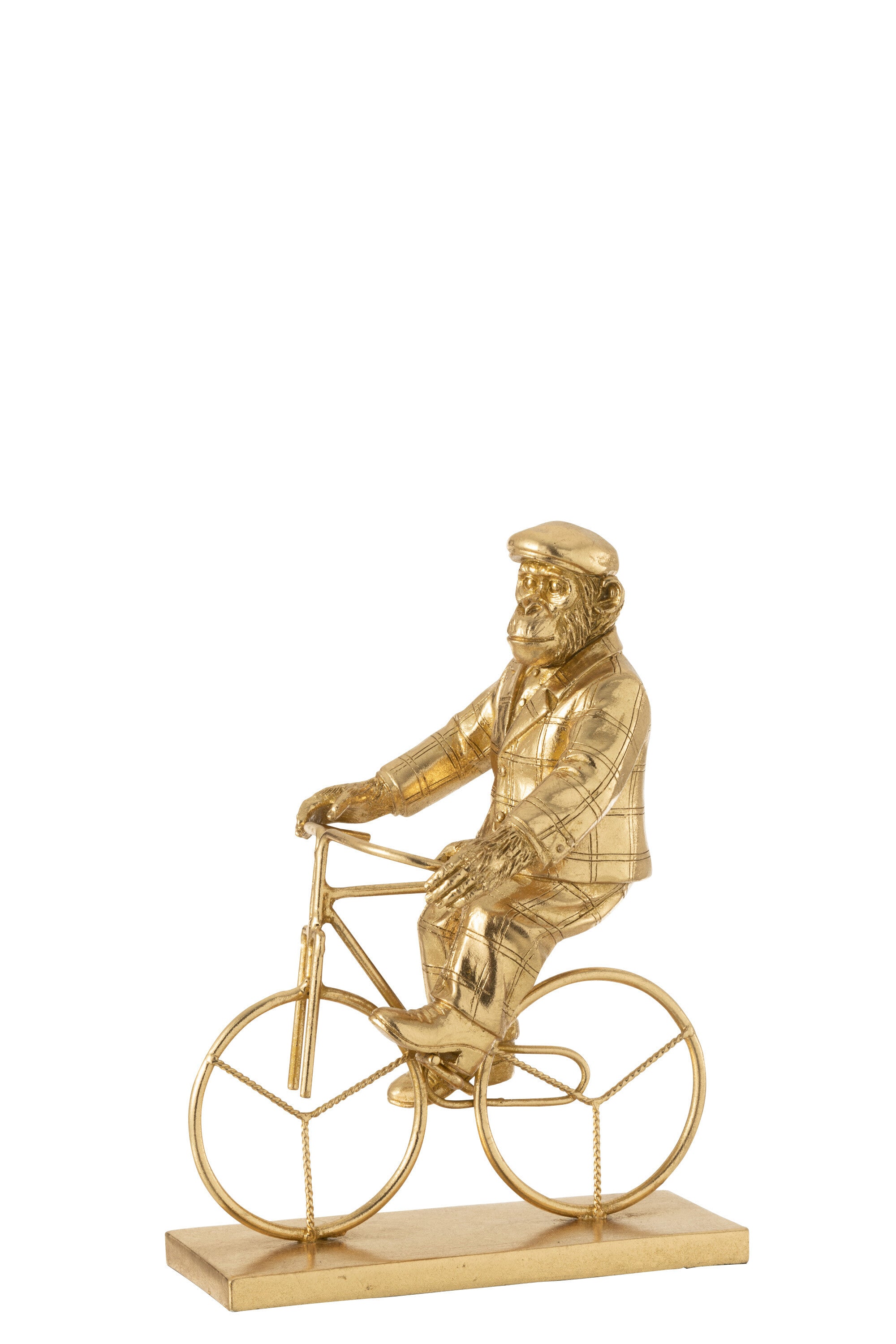 J-Line Aap Fiets Poly Goud Small