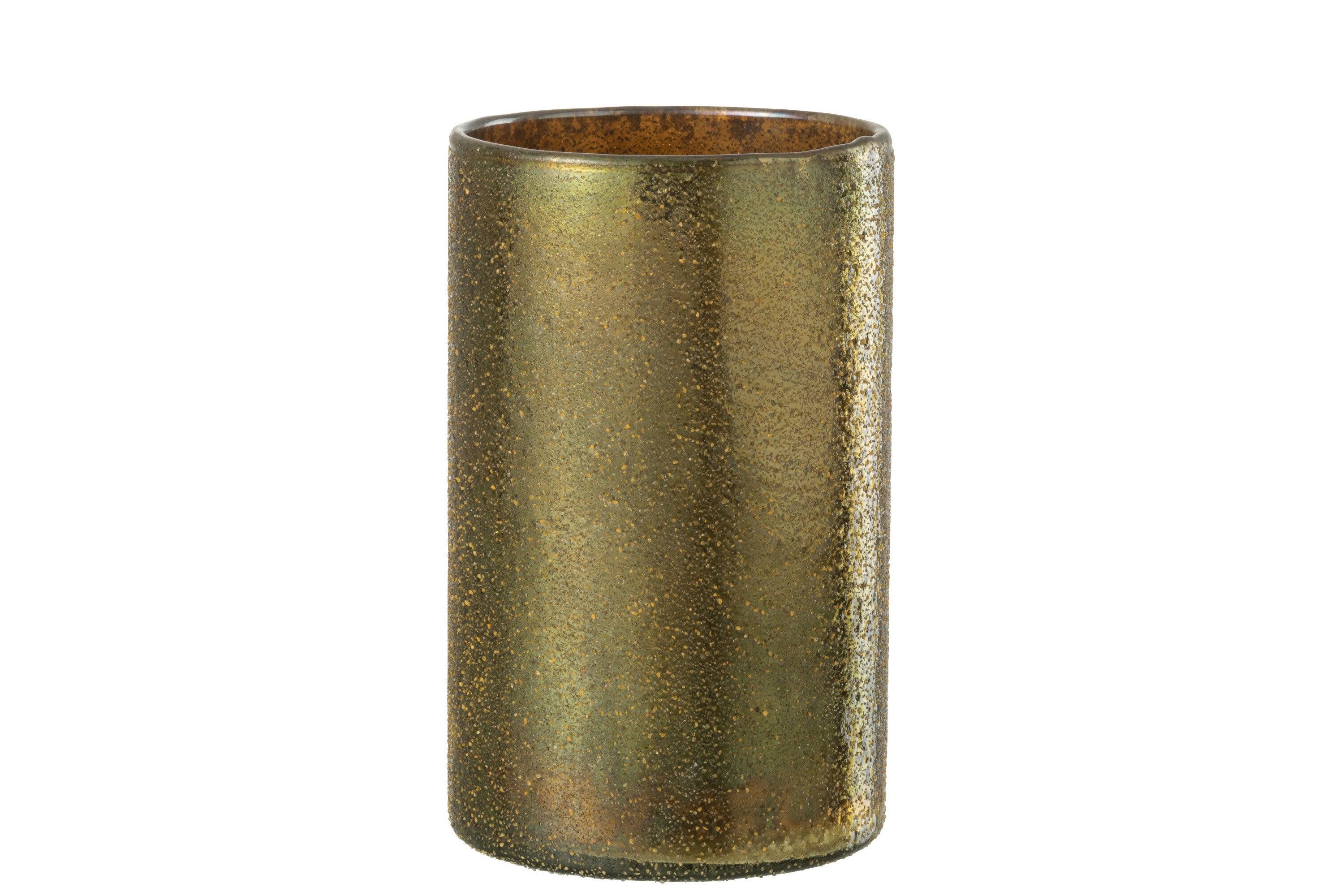 J-Line lantaarn spiegel goud glas groot