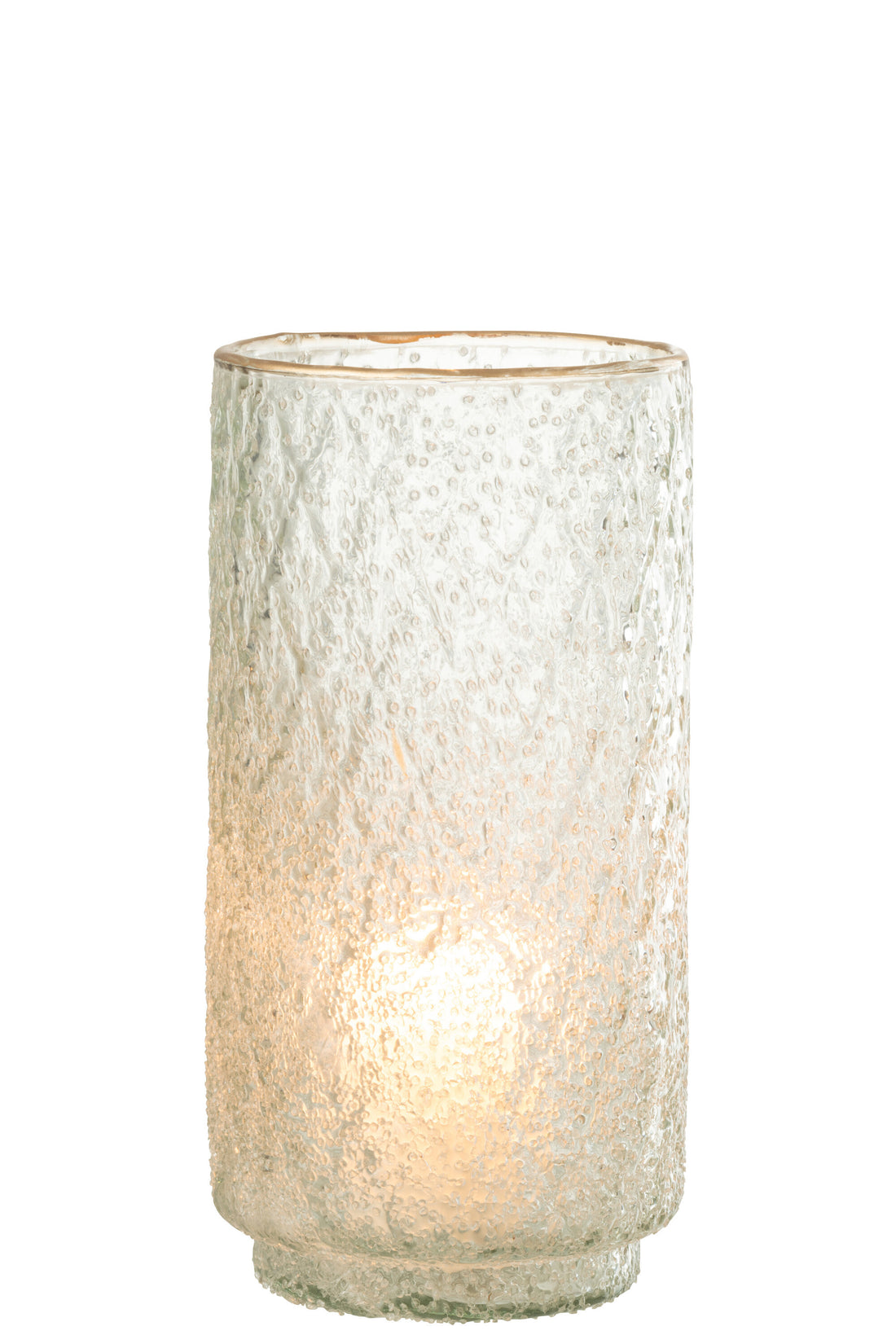 Orkaan Gouden Rand Glas Transparant Groot