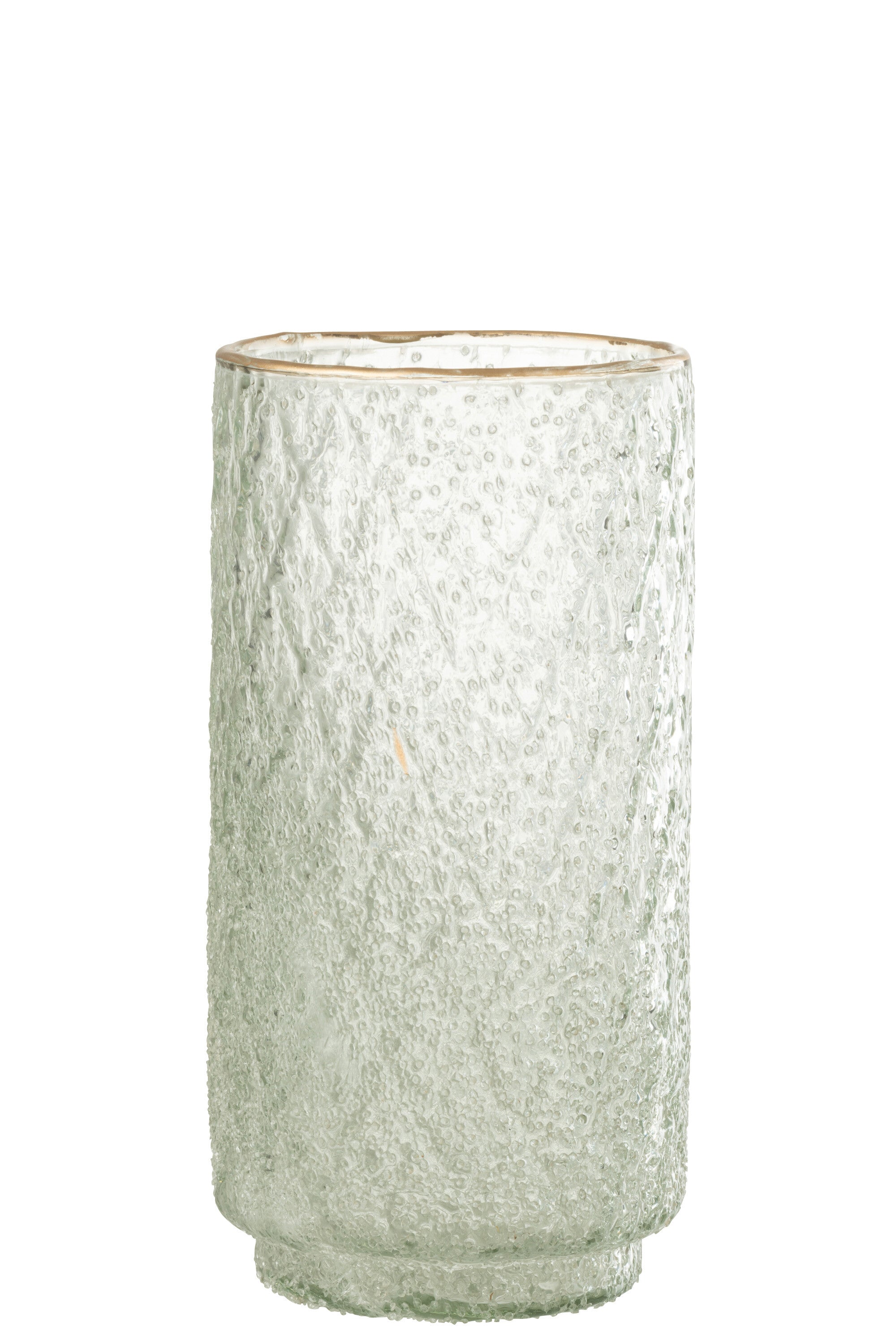 Orkaan Gouden Rand Glas Transparant Groot