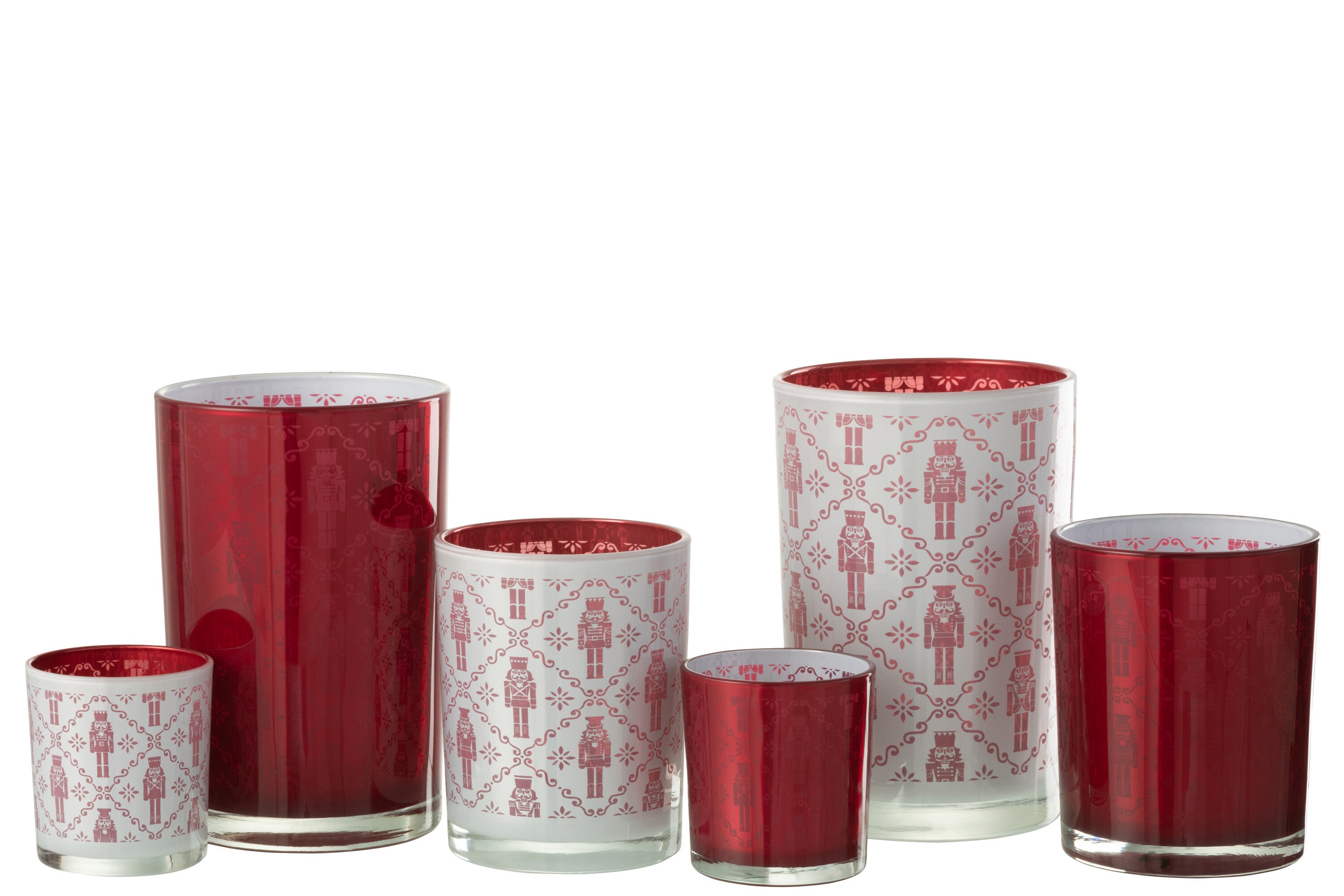 Hurricane Notenkraker Glas Wit/Rood Groot Assortiment Van 2