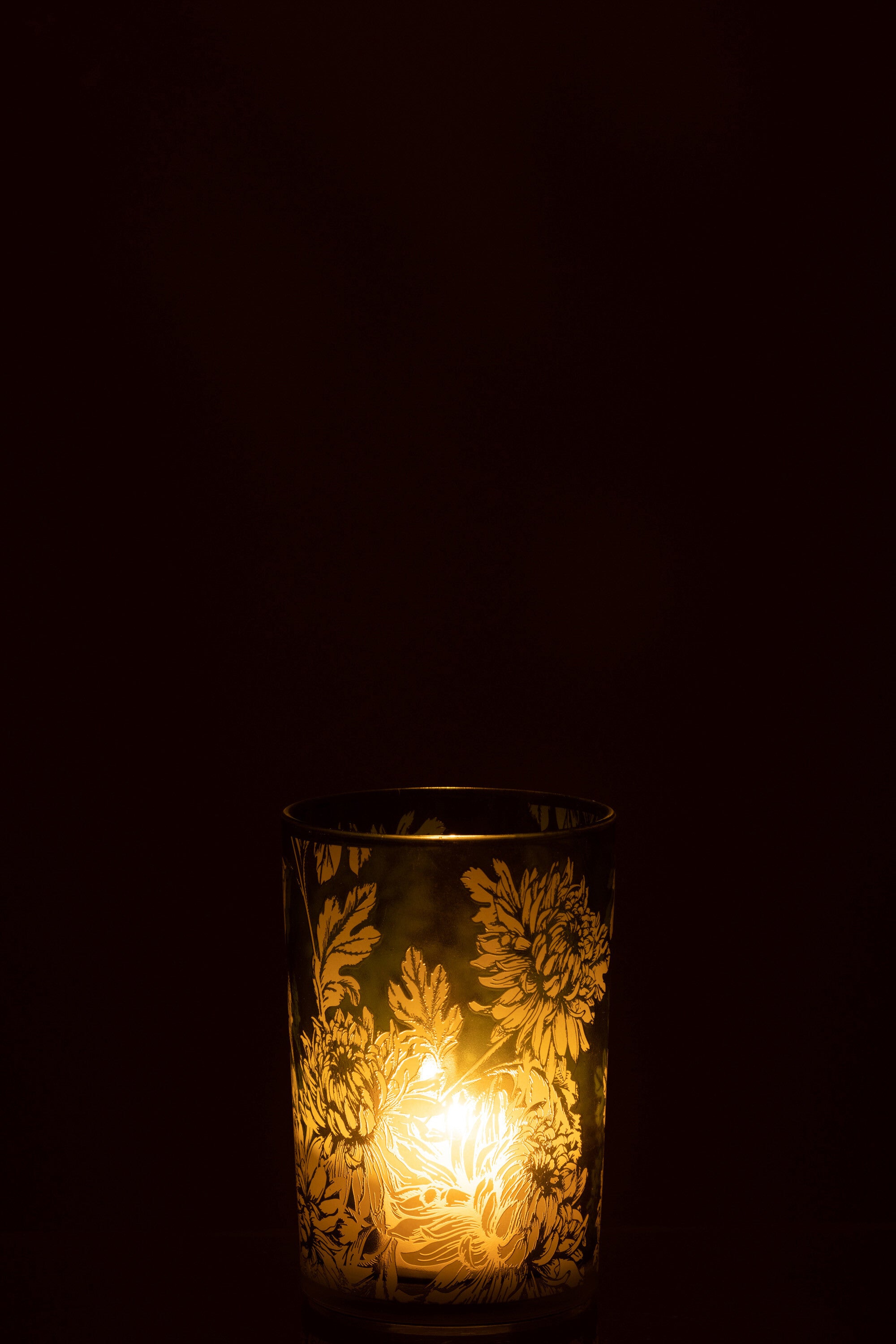 Orkaanbloemen Glas Mat Groen Groot