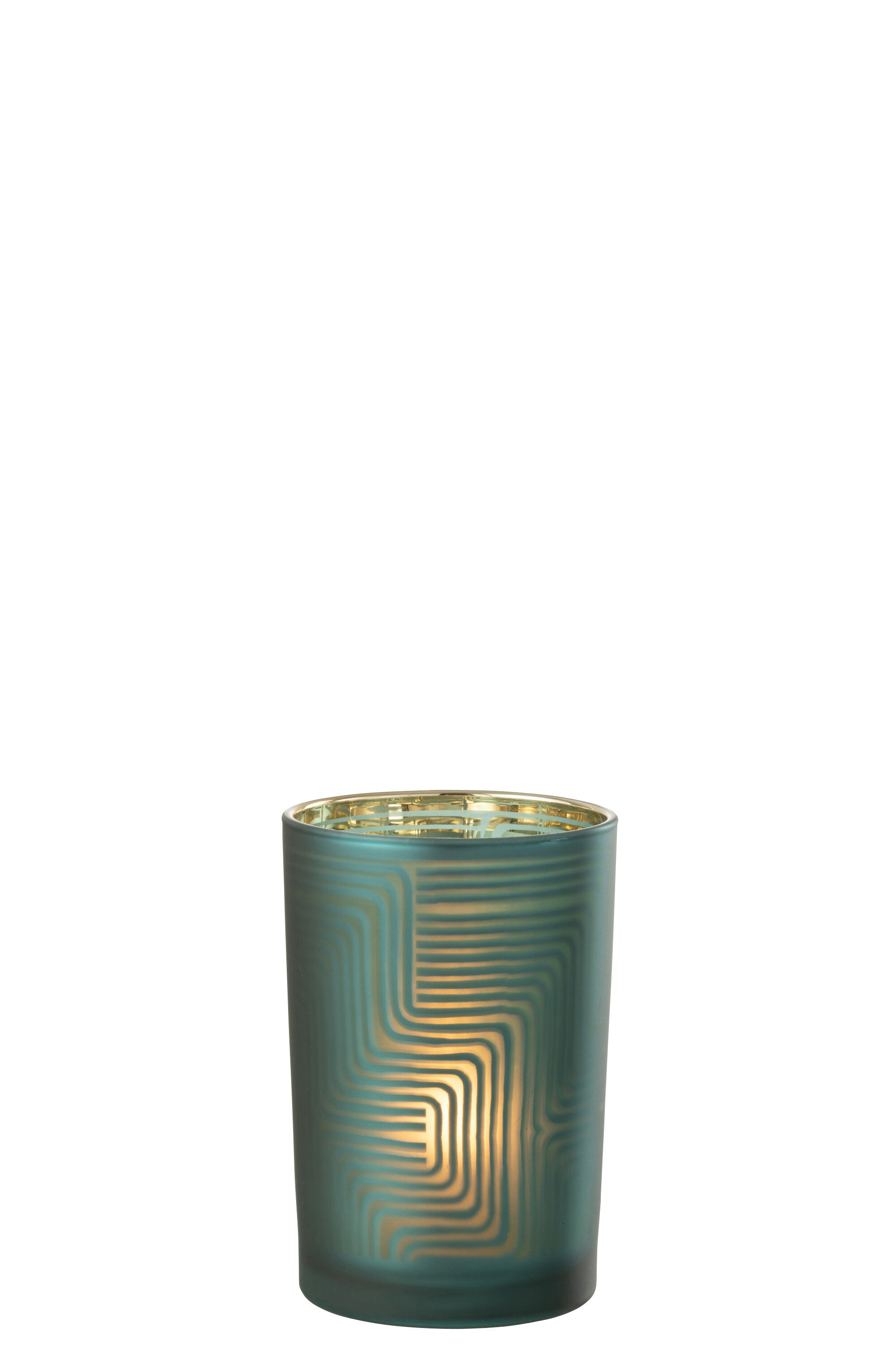 Orkaan Zigzag Glas Groen Groot
