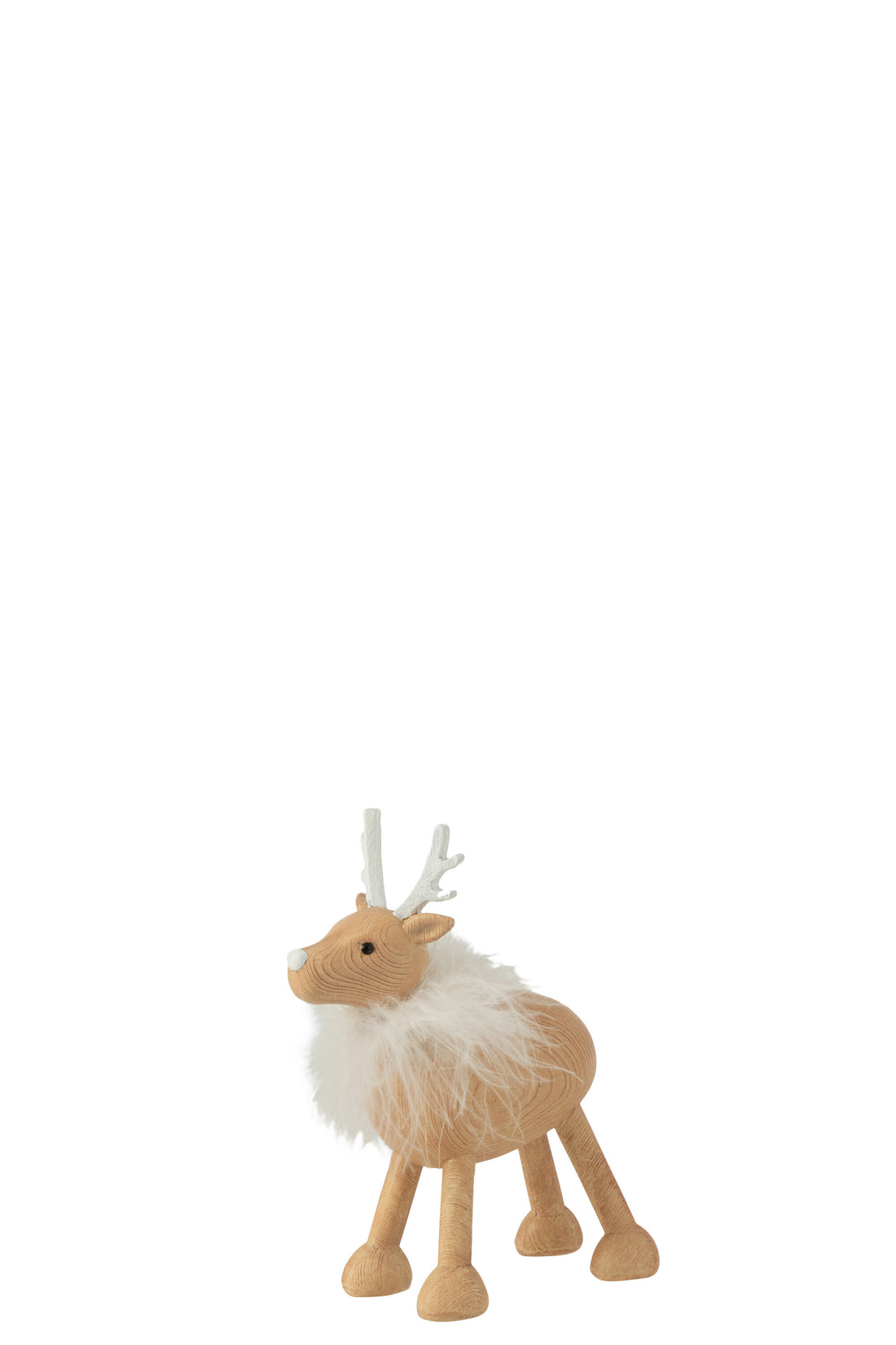 J-Line Hert Vacht Resine Naturel/Wit Small