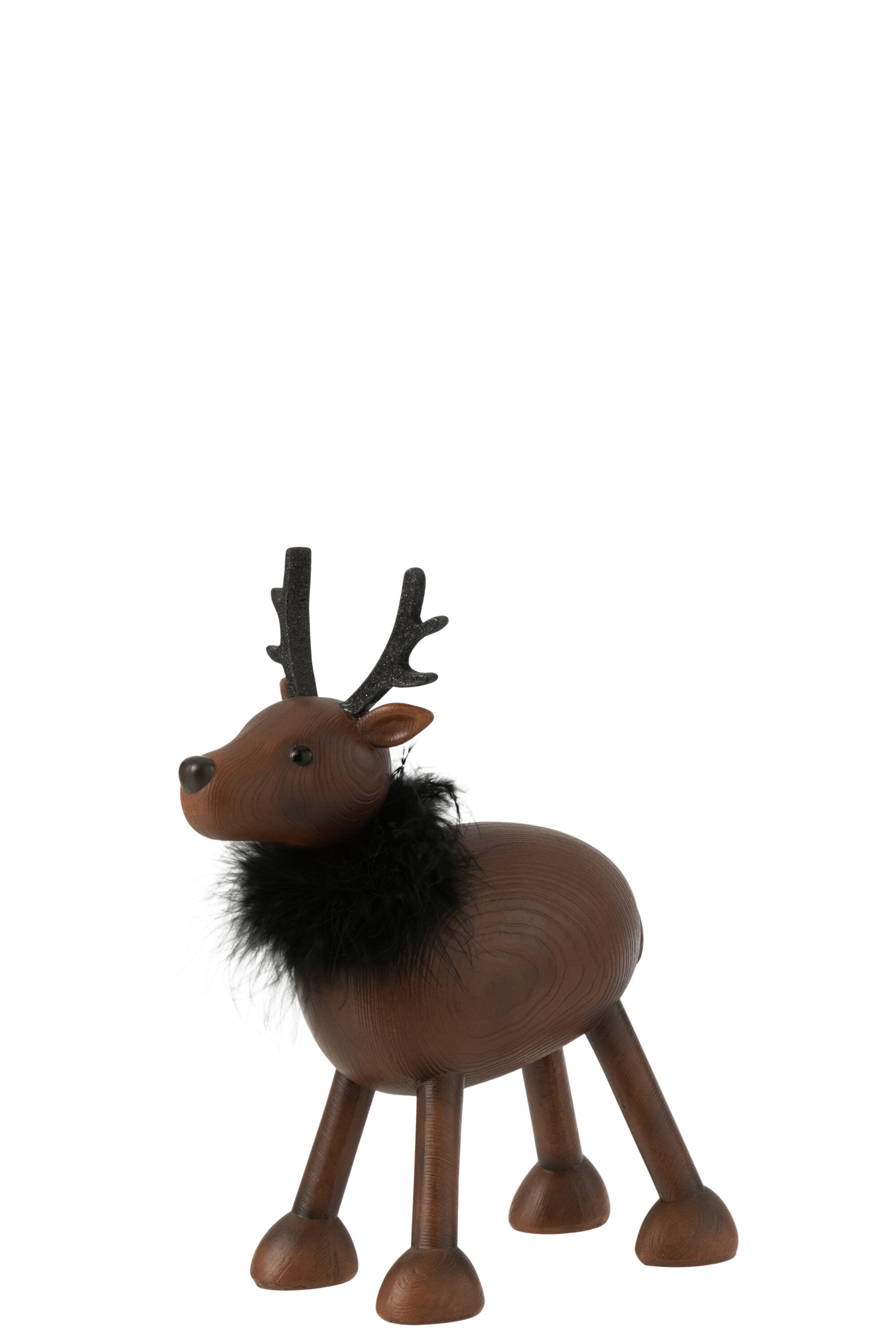 J-Line Hert Vacht Resine Bruin/Zwart Large