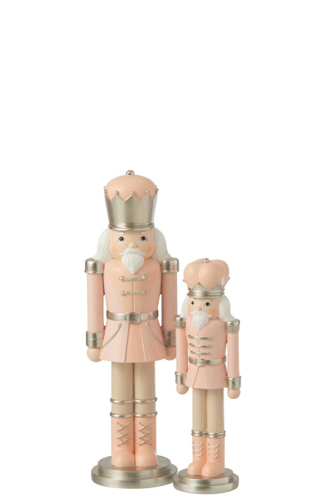 J-Line Notenkraker Resine Roze/Wit Large