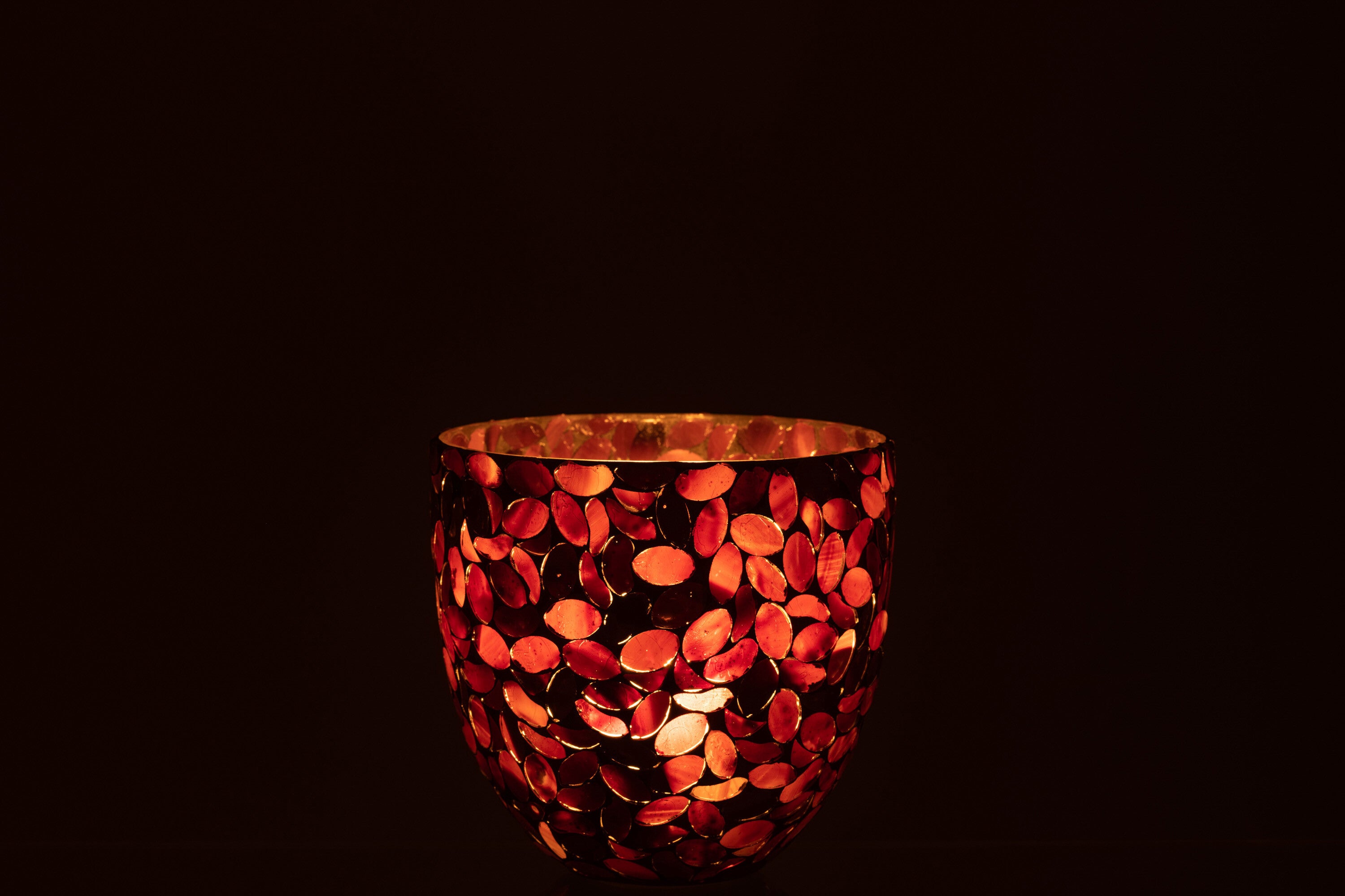 Orkaan Mozaïekglas Bourgondië Medium