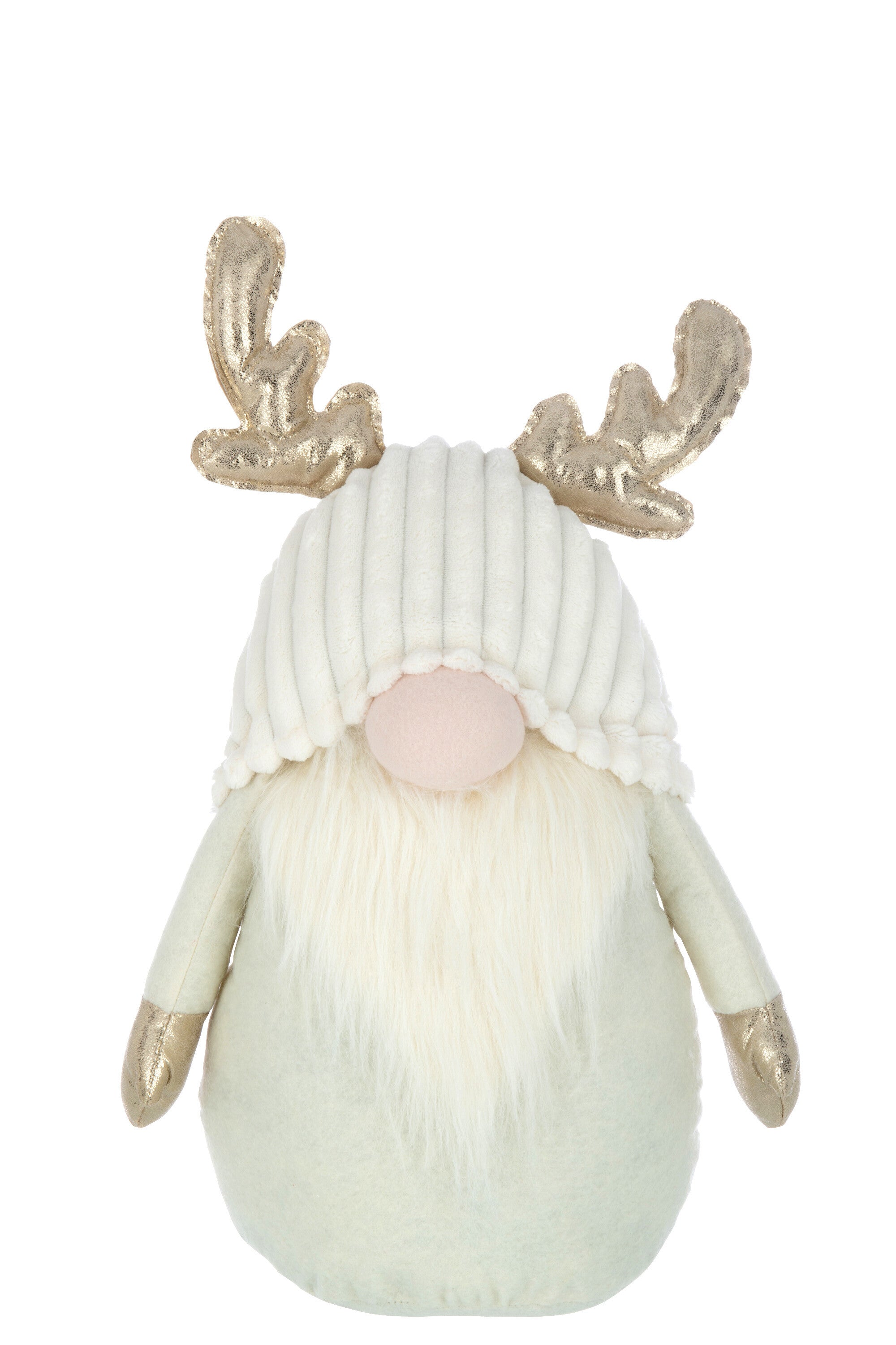 J-Line Kabouter Gewei Textiel Beige Large