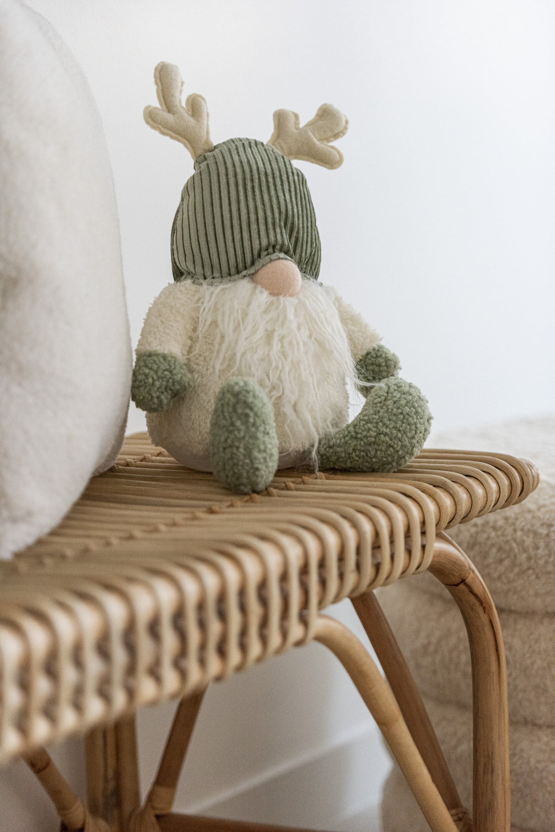 Kaboutergeweien Textiel Groen/Beige Klein