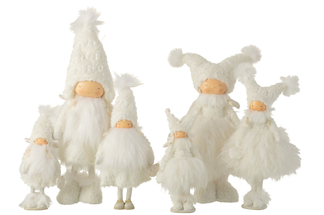 Engel Hart Textiel Wit Groot Assortiment Van 2