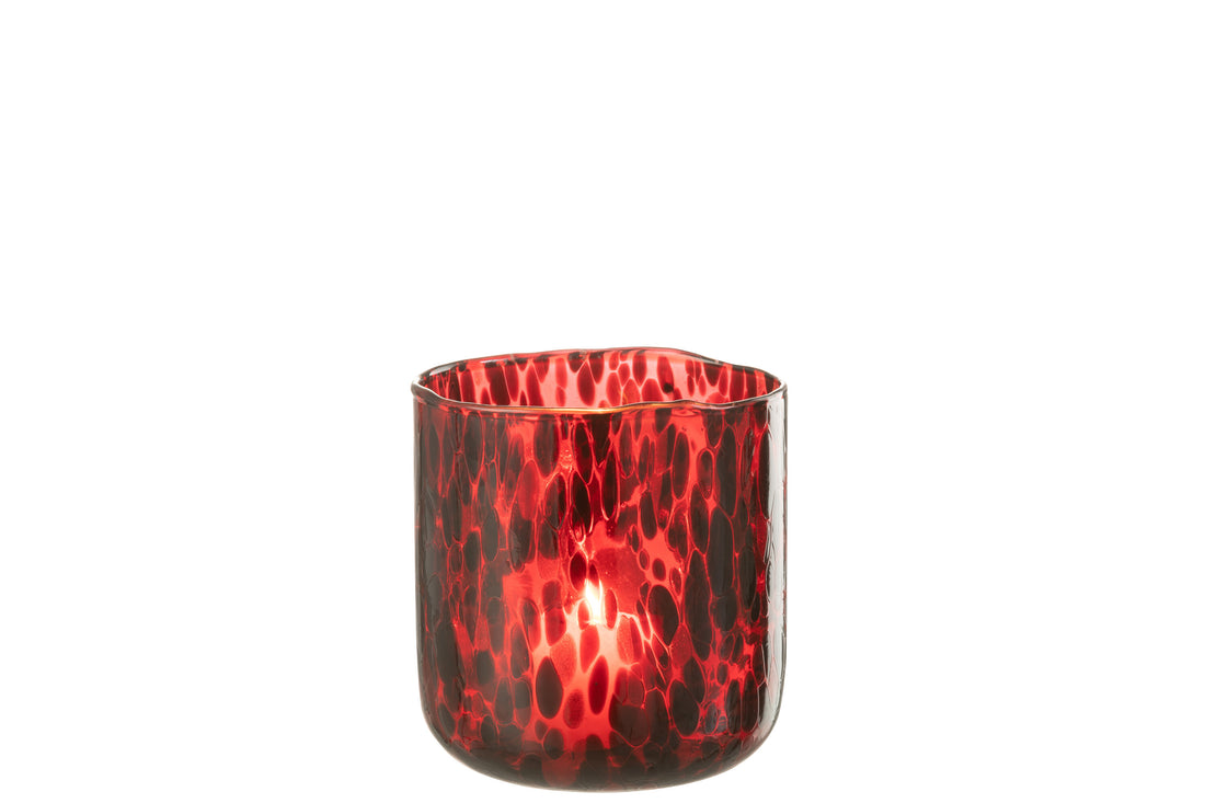 Orkaan gespot glas Rood/Zwart Medium