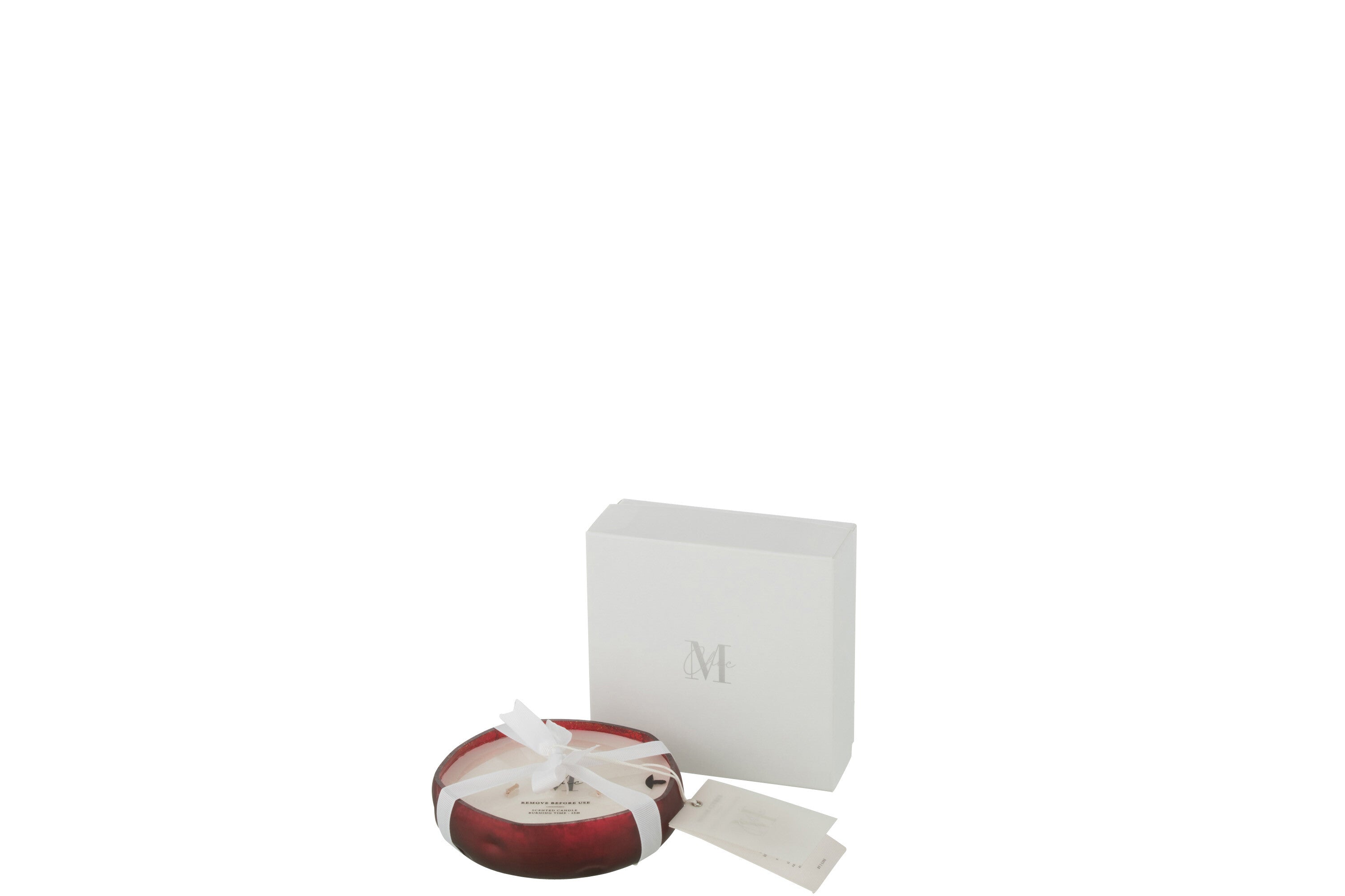J-Line Geurkaars Livia - glas - rood - S