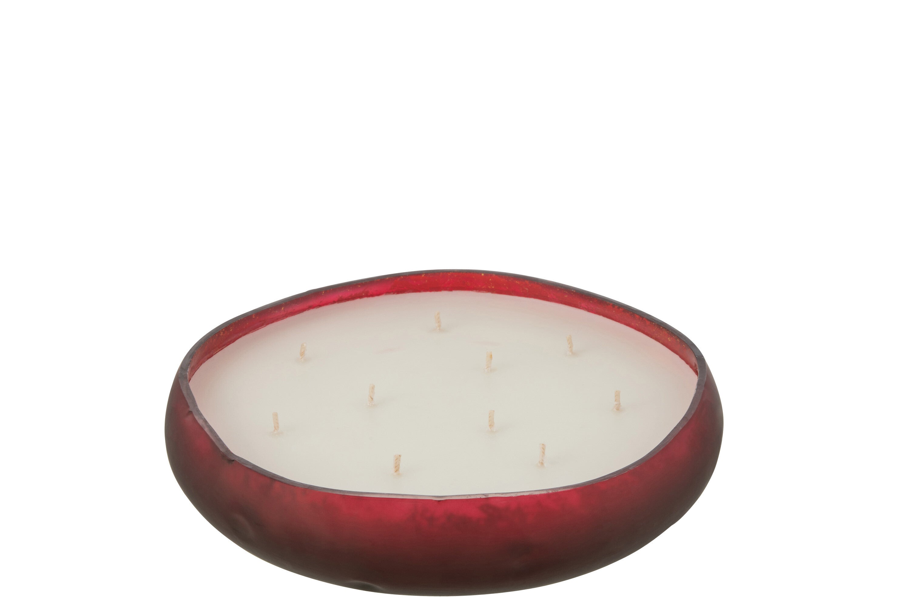 J-Line Geurkaars Livia - glas - rood - L