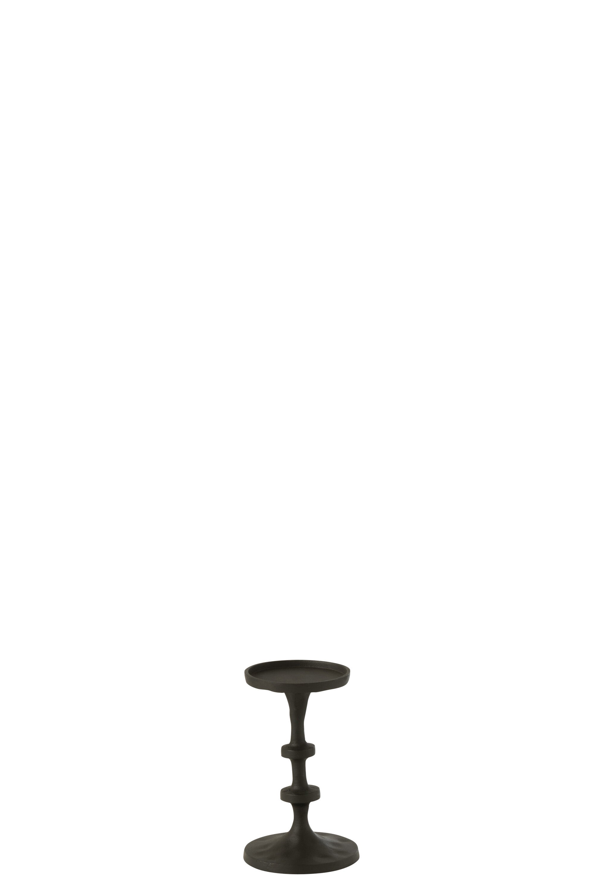 J-Line Kandelaar Luz Aluminium Zwart Small