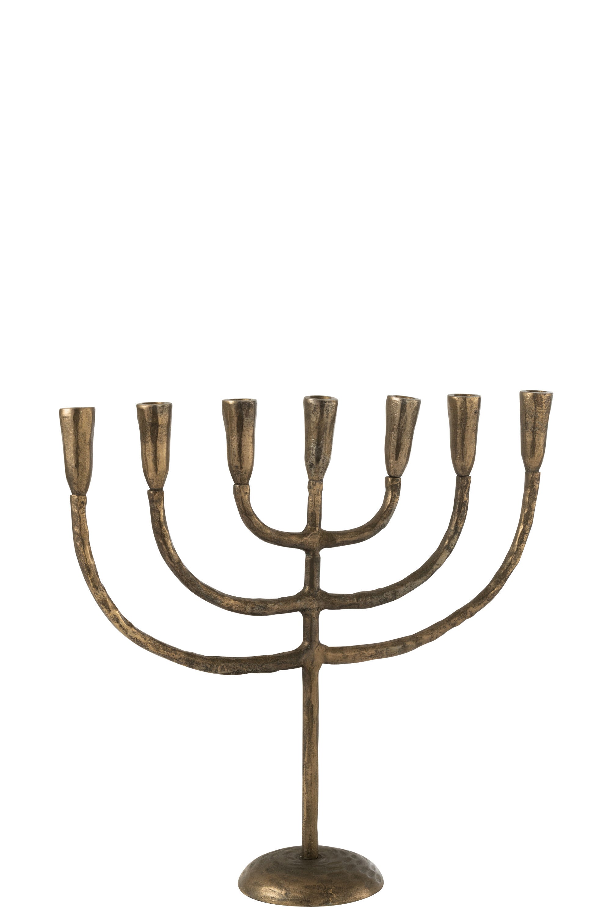 J-Line Kandelaar Menorah Aluminium Brons