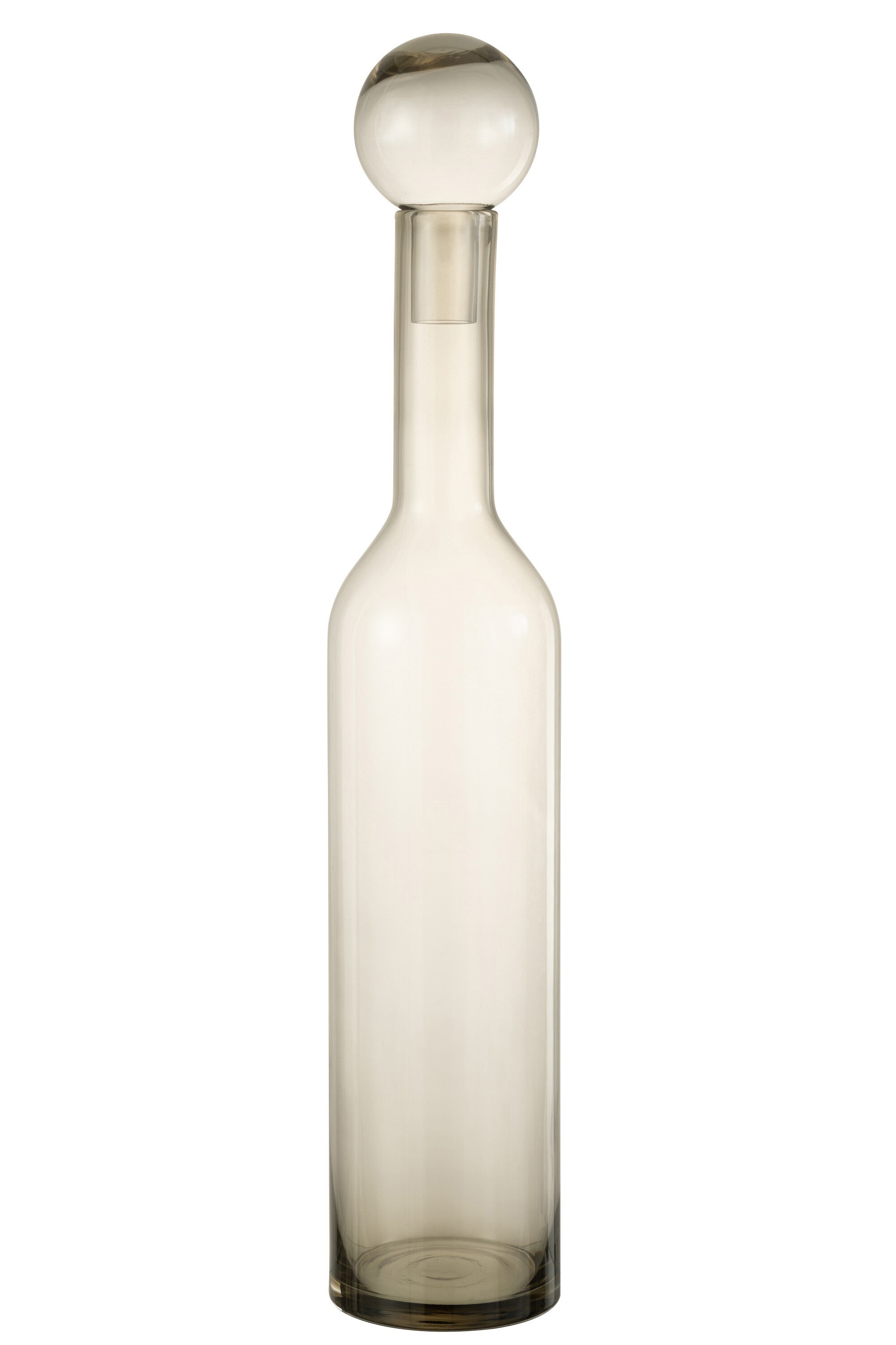 J-Line Deco Norma fles - glas - grijs - L