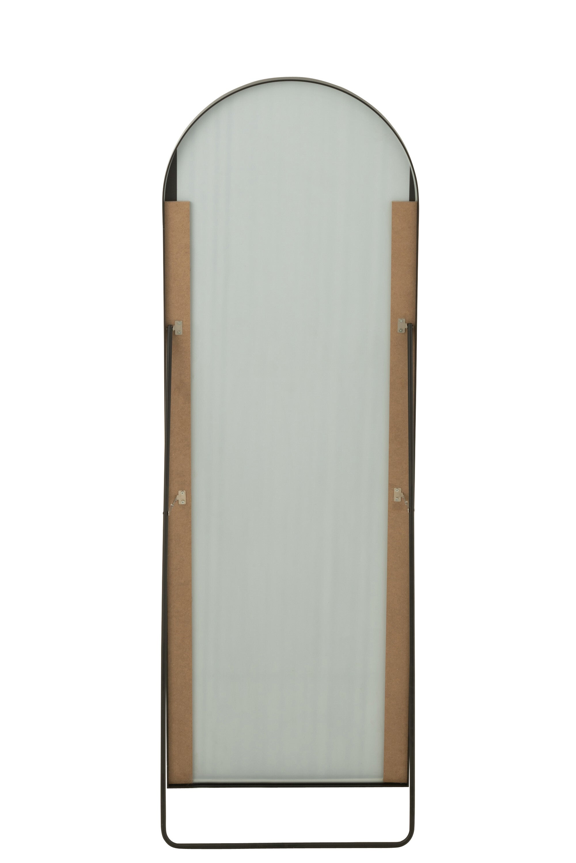 Spiegel Op Voet Afgerond Gl/Metaal Bl