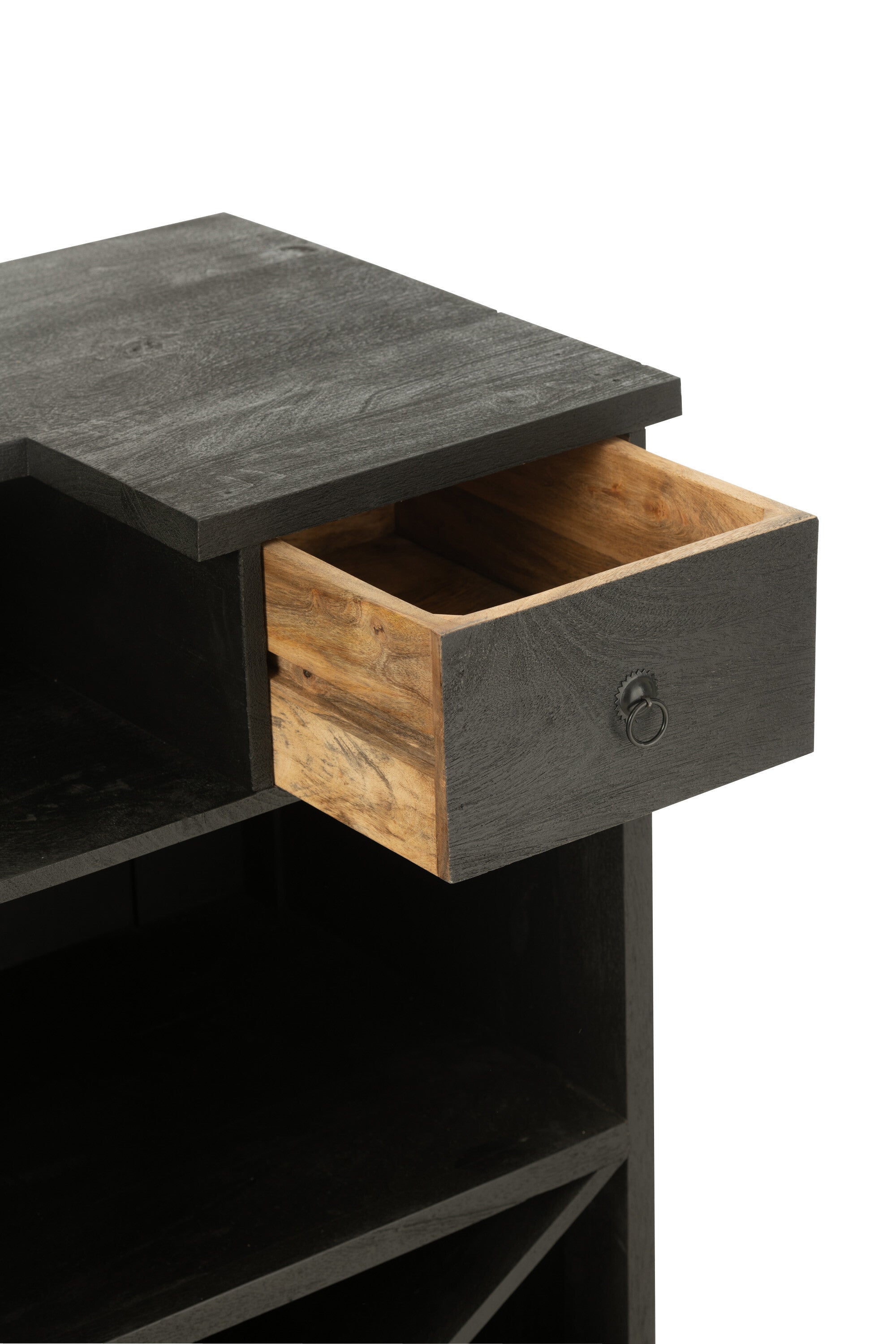 Bar 2 laden Hout Zwart