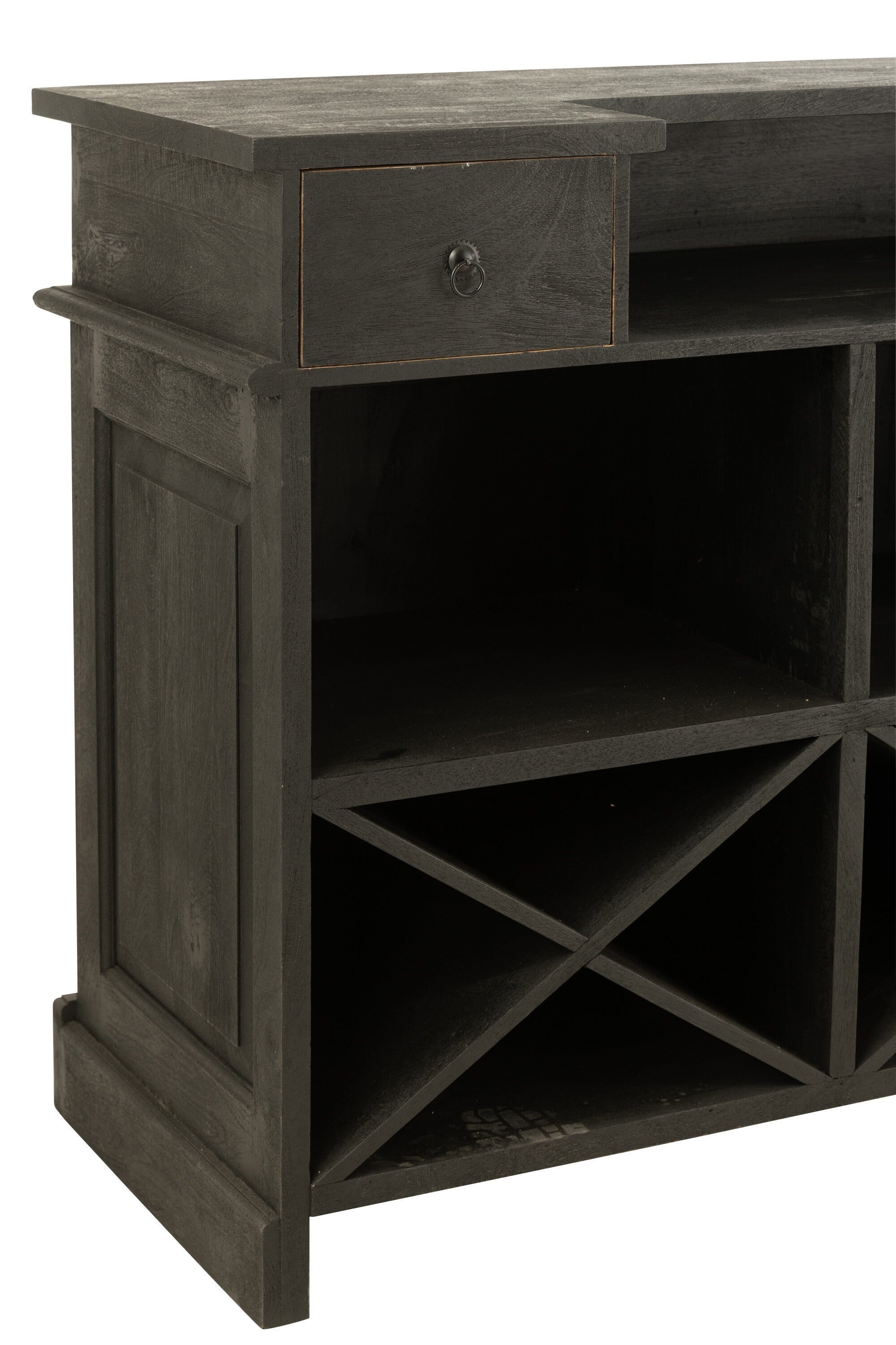 Bar 2 laden Hout Zwart