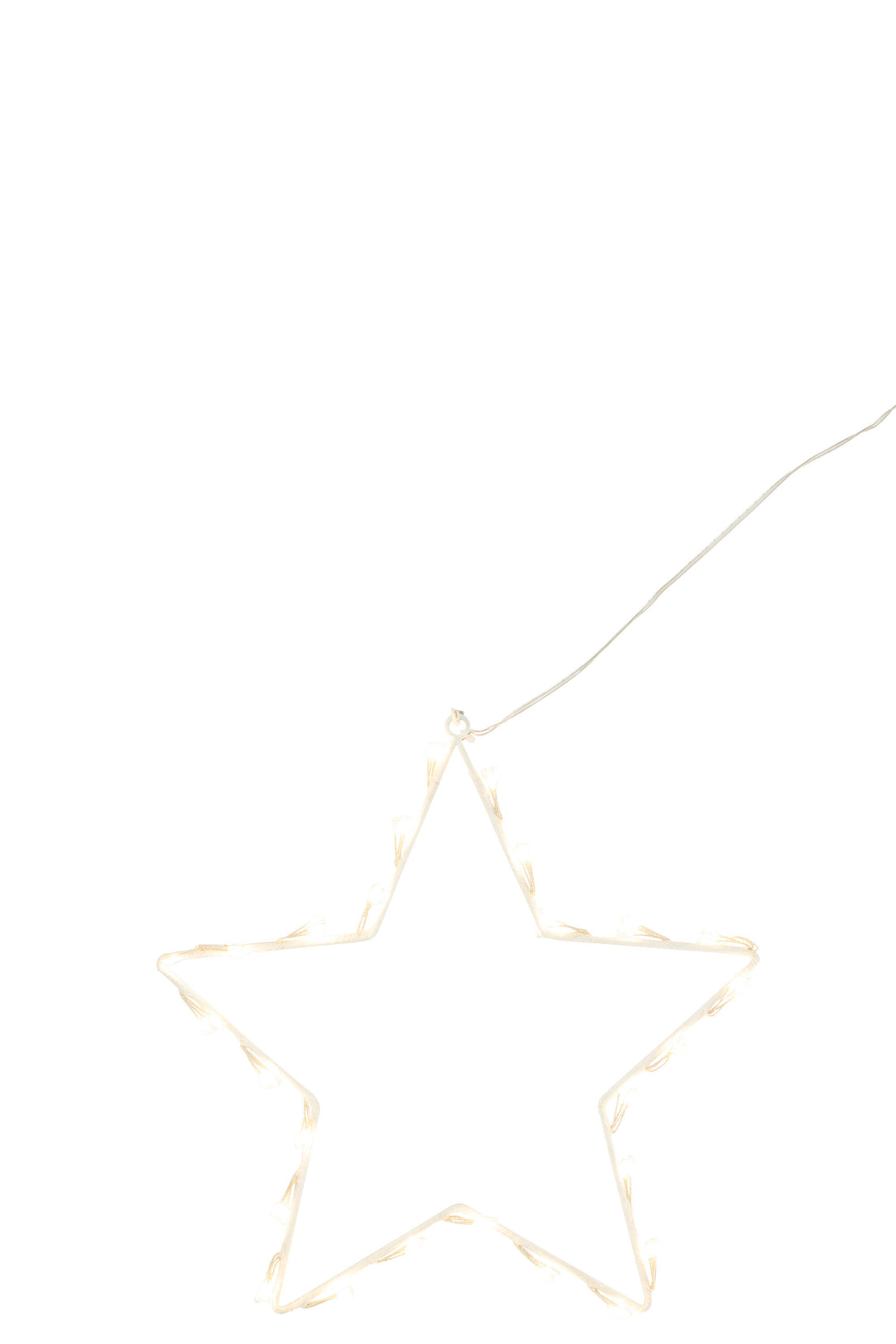 Ster Deco Led Metaal Wit Klein