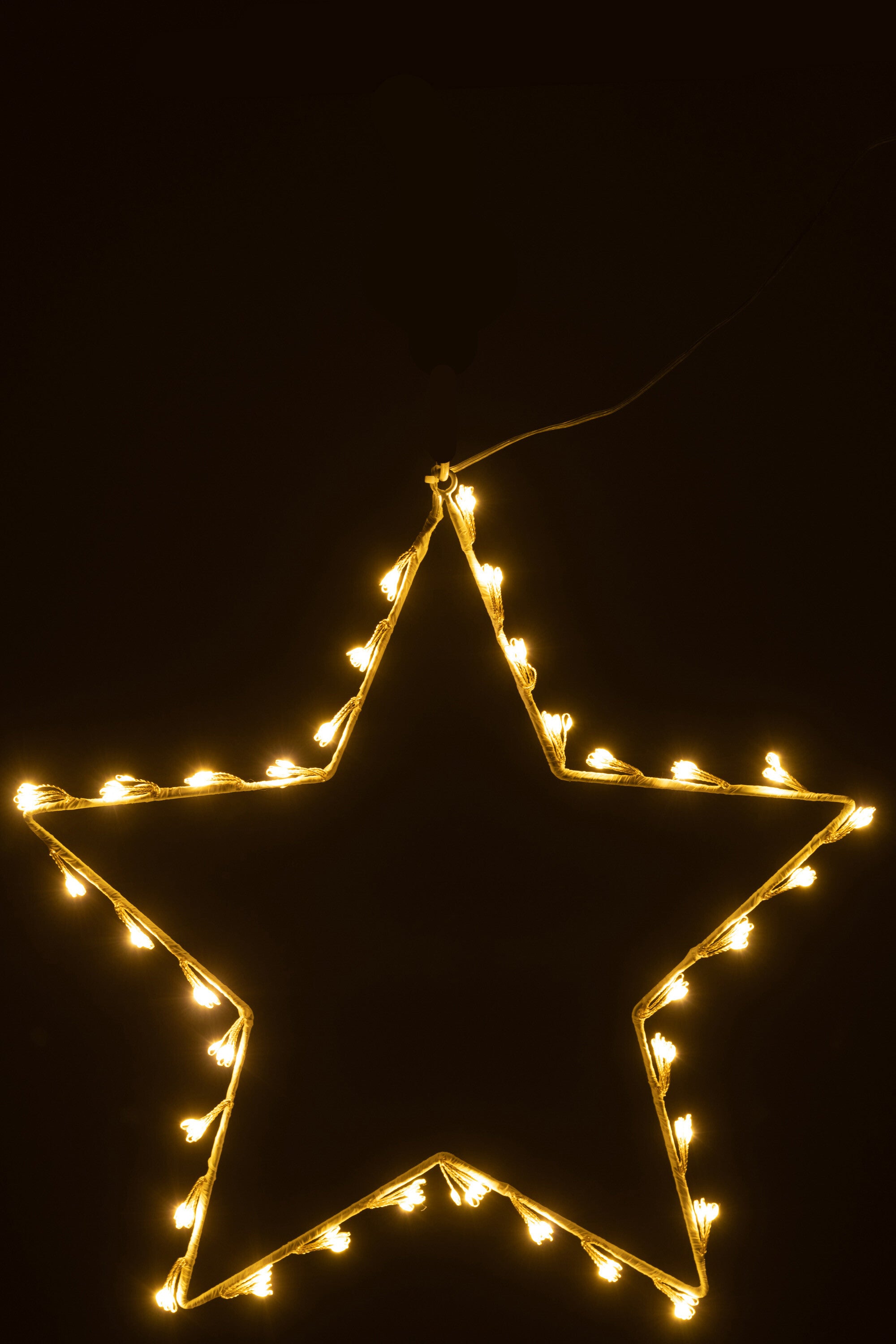 Ster Deco Led Metaal Wit Groot