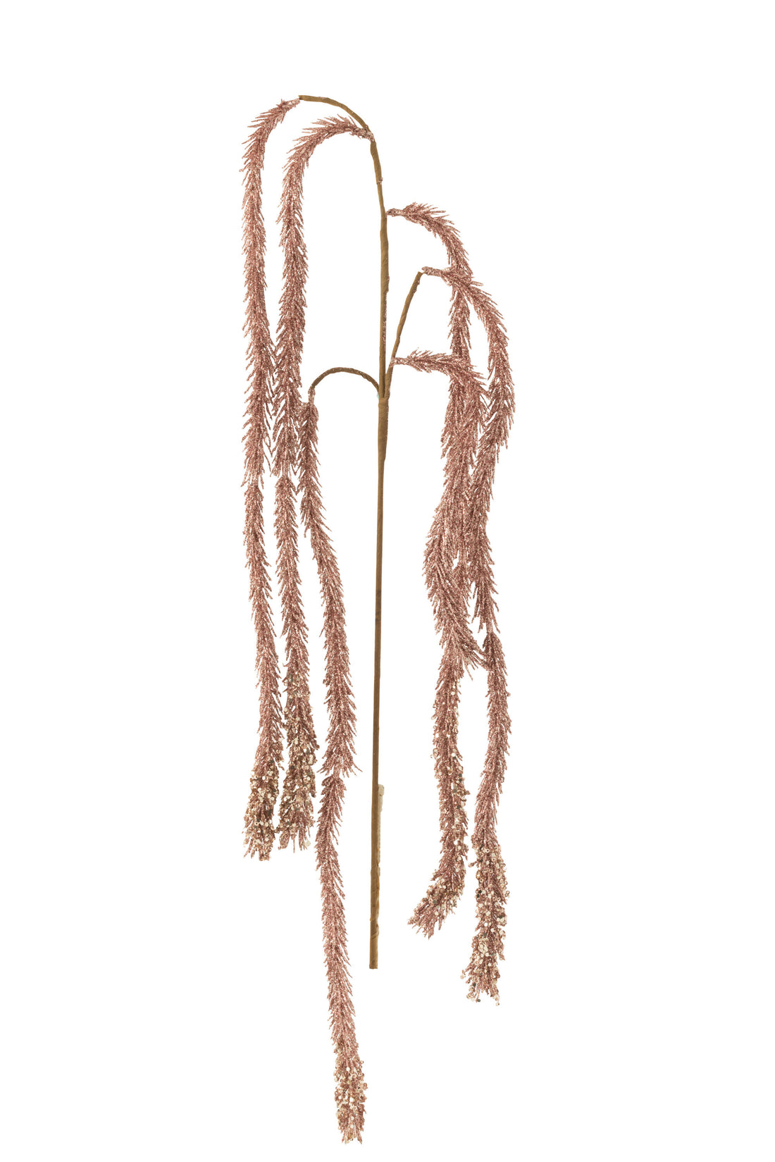 J-Line Tak Hangend Glitters Plastiek Licht Roze