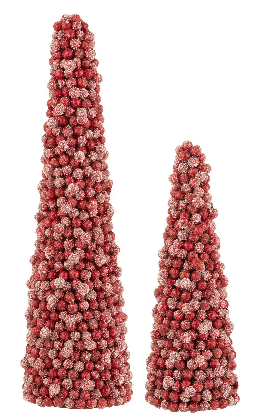 Kegel Deco Bessen Plastic Rood Groot