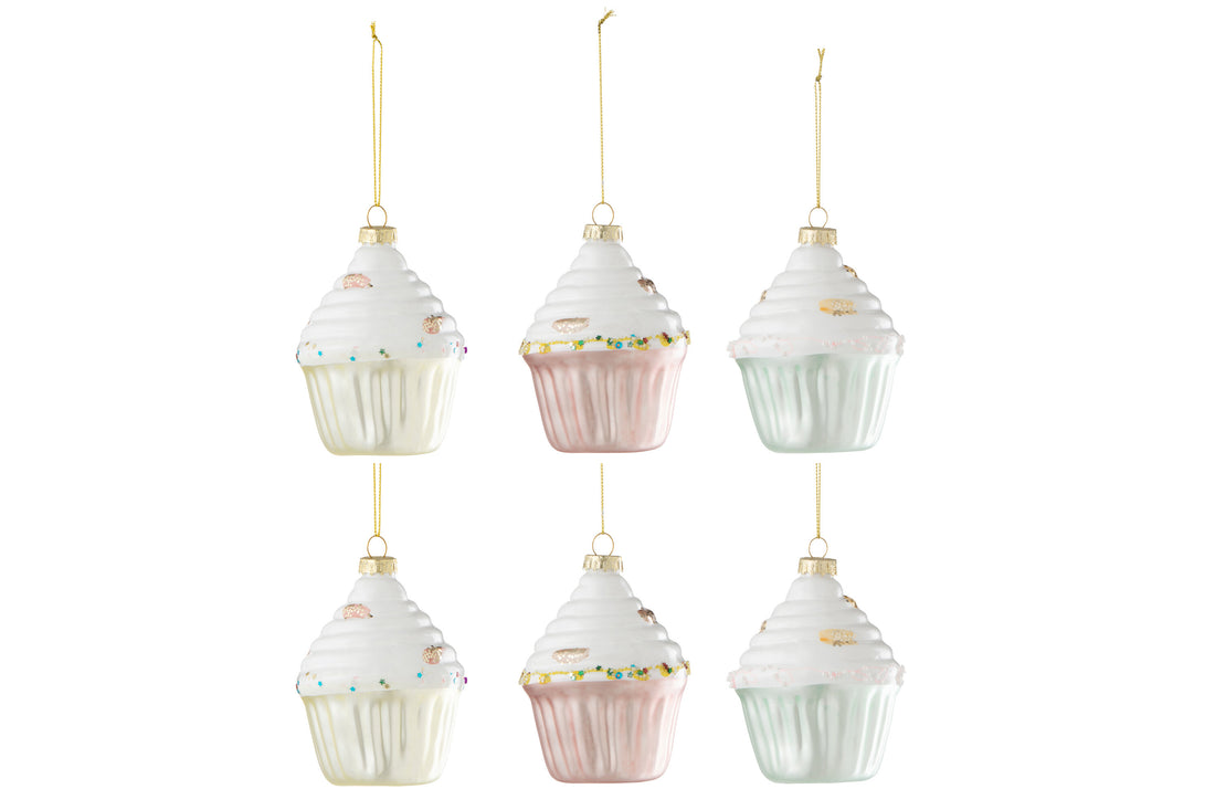 J-Line Doos Van 6 Cake Hanger 2+2+2 Glas Mix
