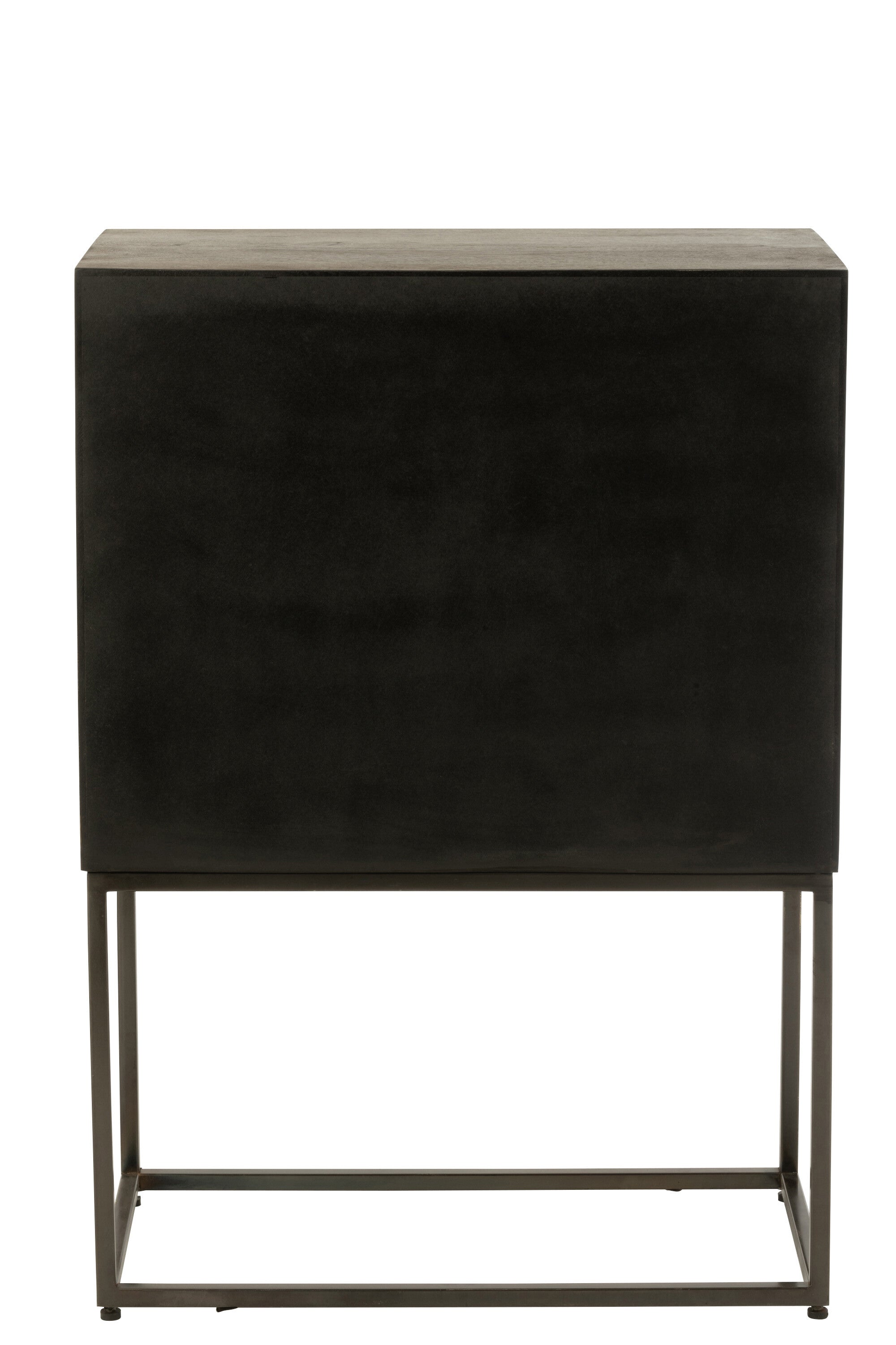 J-Line Kast Pino Metaal/Mangohout Bruin/Grijs