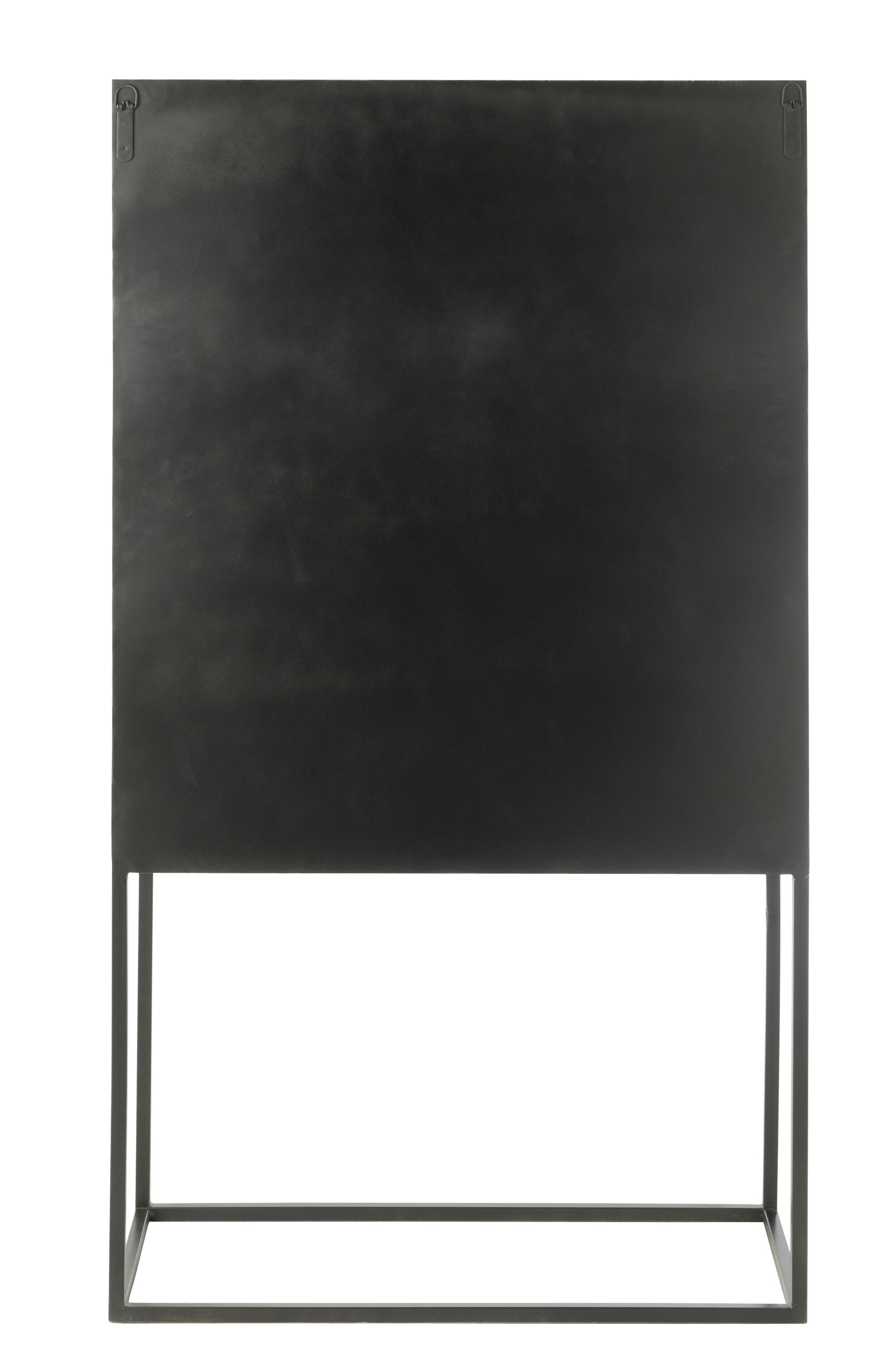 J-Line barkast Shanil - hout/ijzer - zwart